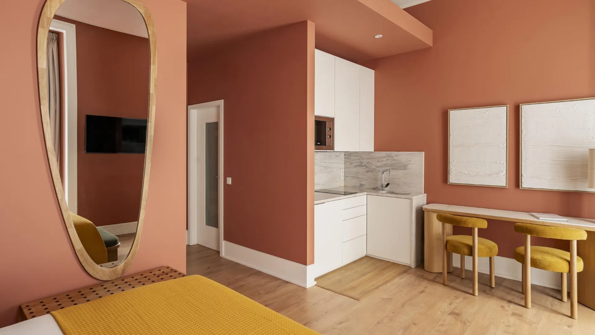 리스본 빈치 바이샤 스위트 아파트먼트 4성급 호텔 전망