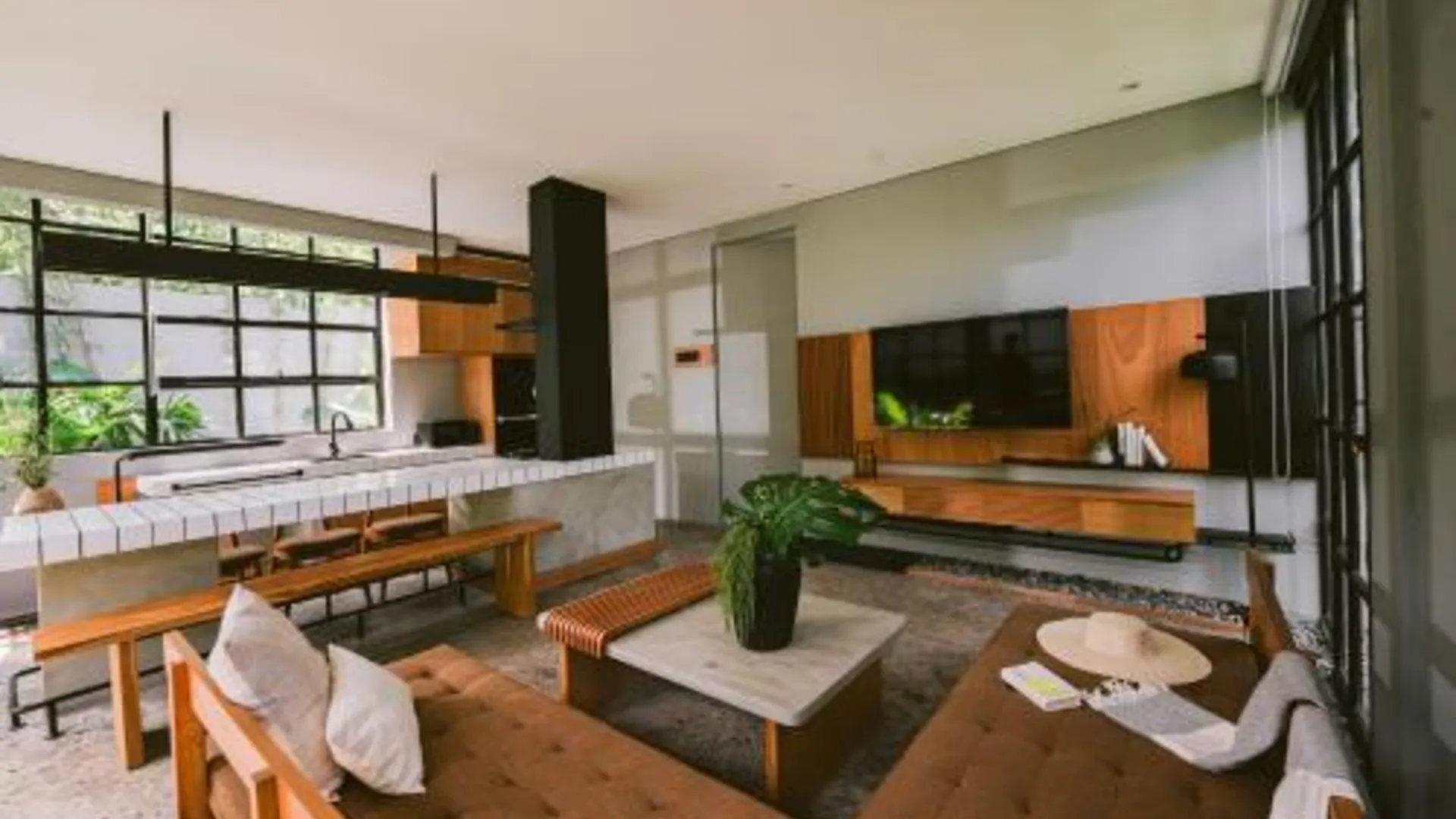 발리 짱구의 빌라 (55m², 침실 1개, 프라이빗 욕실 1개) 호텔 로비