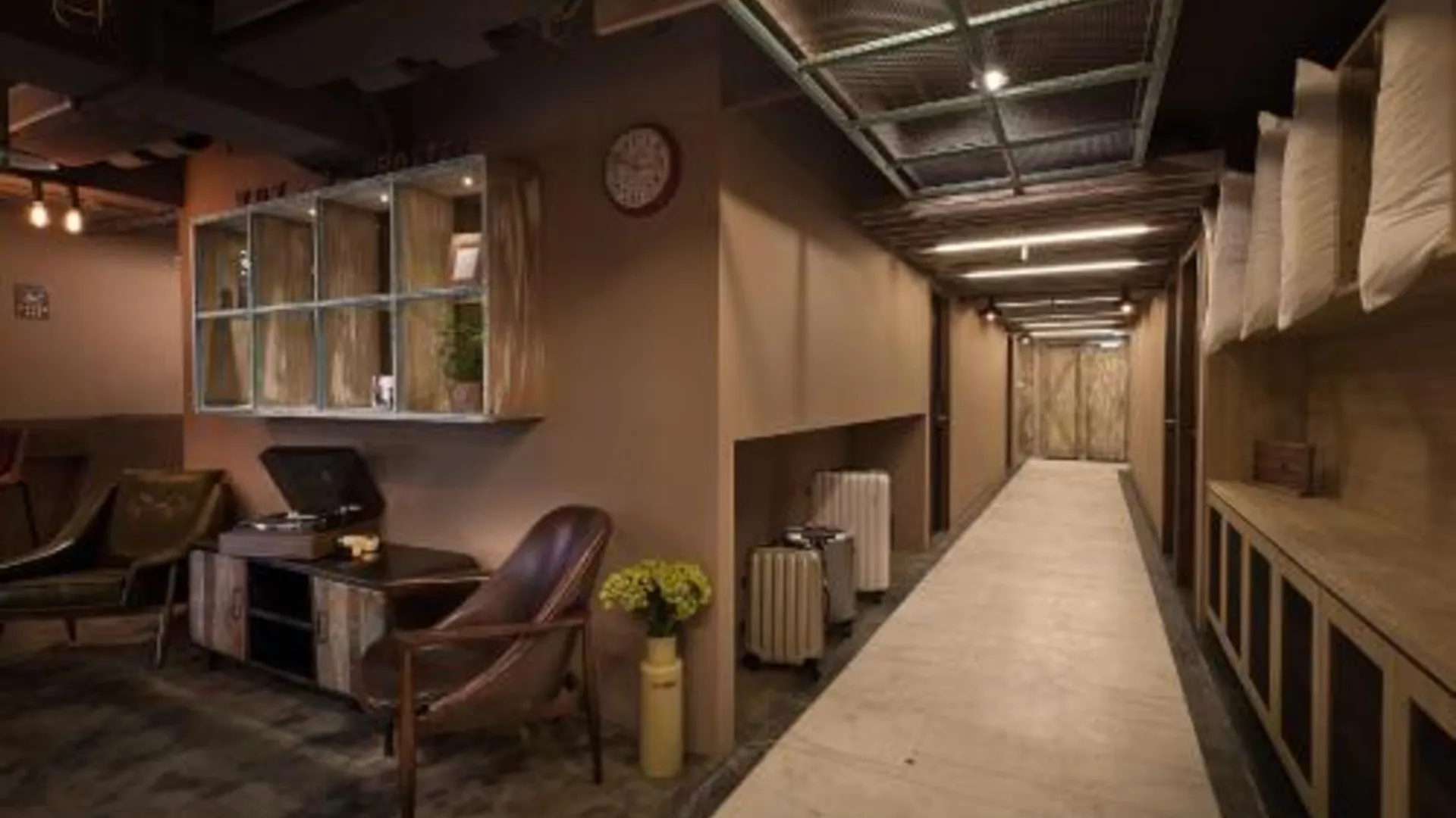 타이베이 지먼 와우 호스텔 2성급 호텔 로비