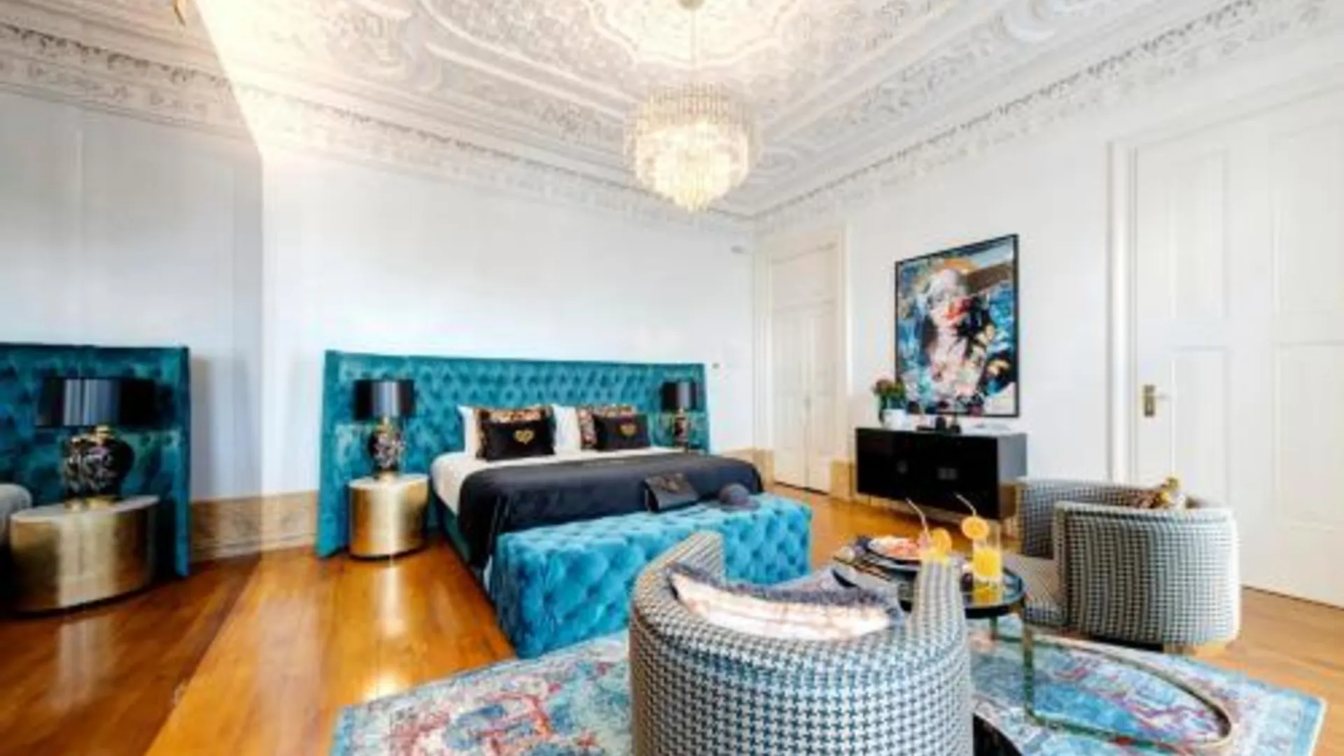 아베이루 1877 Estrela Palace 4성급 호텔 객실