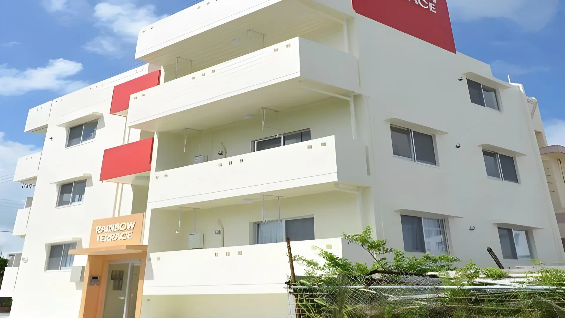 오키나와 본섬 레인보우 테라스 기노완 3성급 게스트하우스 전망