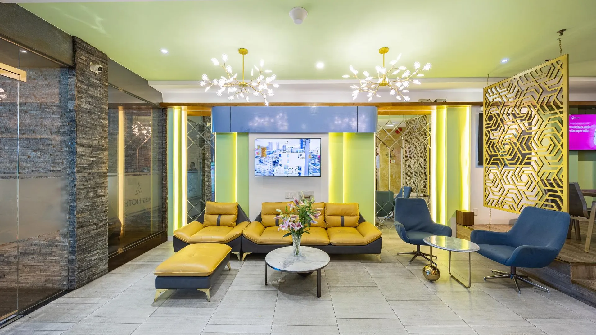 호치민 A25 호텔 - 142 부이 티 쑤언 1성급 호텔 레스토랑