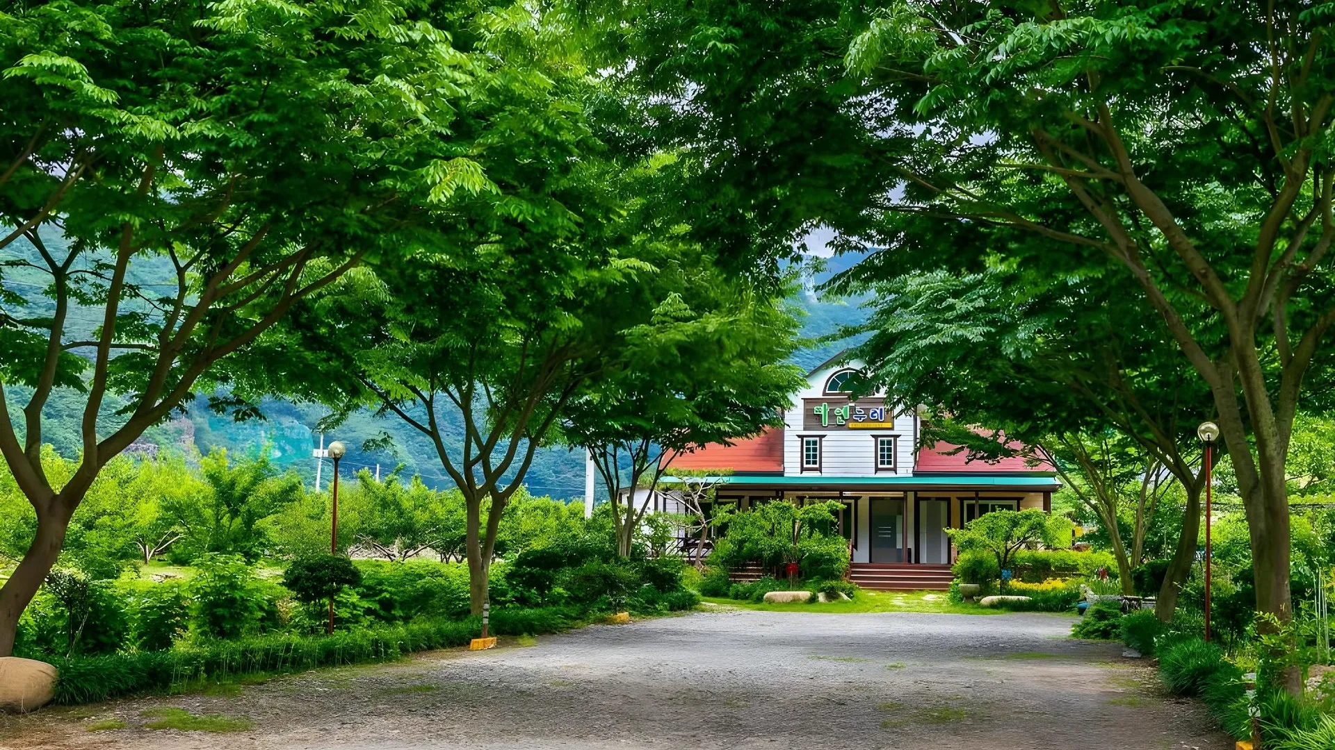 밀양시 자연누리 펜션 1성급 게스트하우스 전망