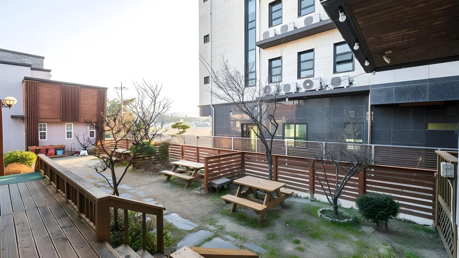 강릉 경포의 휴일 펜션 2성급 게스트하우스 외관