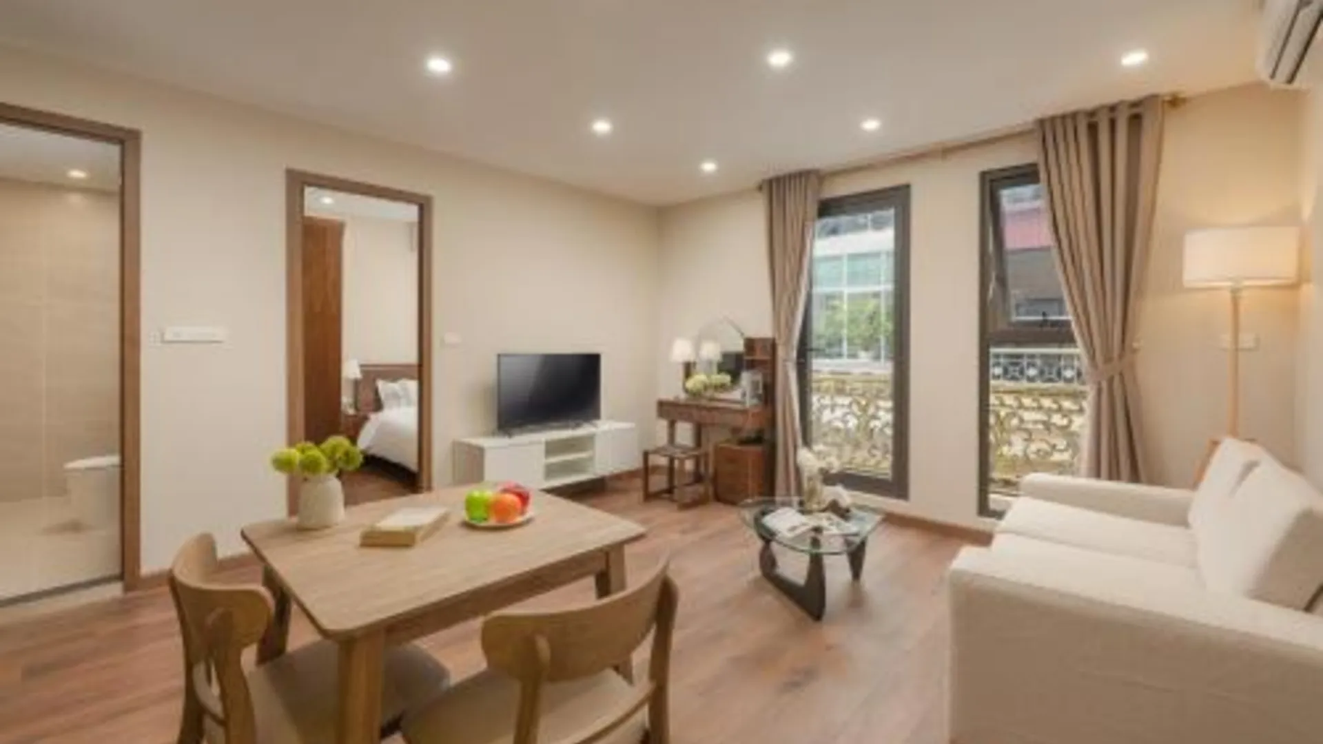 하노이 후지 호텔 앤 아파트먼트 호안끼엠 4성급 호텔 전망