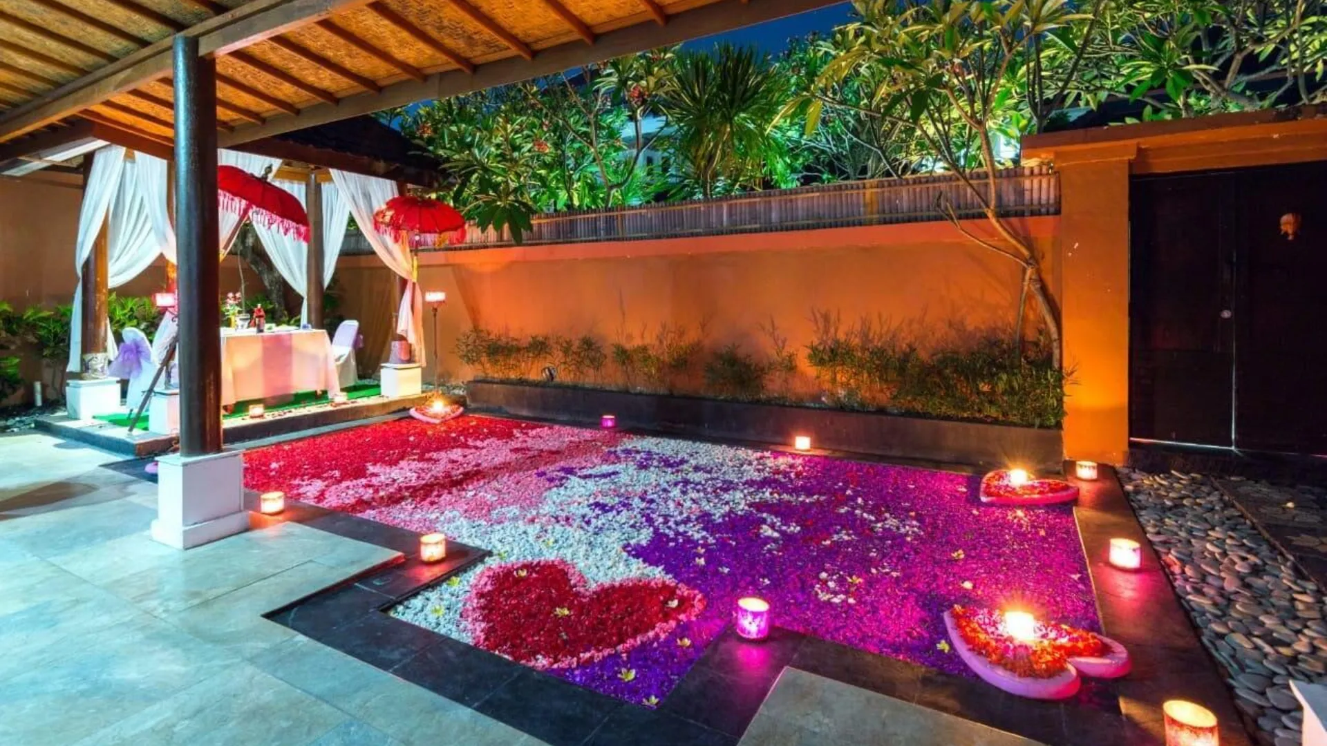 발리 쿠타의 빌라 (100m², 침실 1개, 프라이빗 욕실 1개) 3성급 싱글룸 수영장