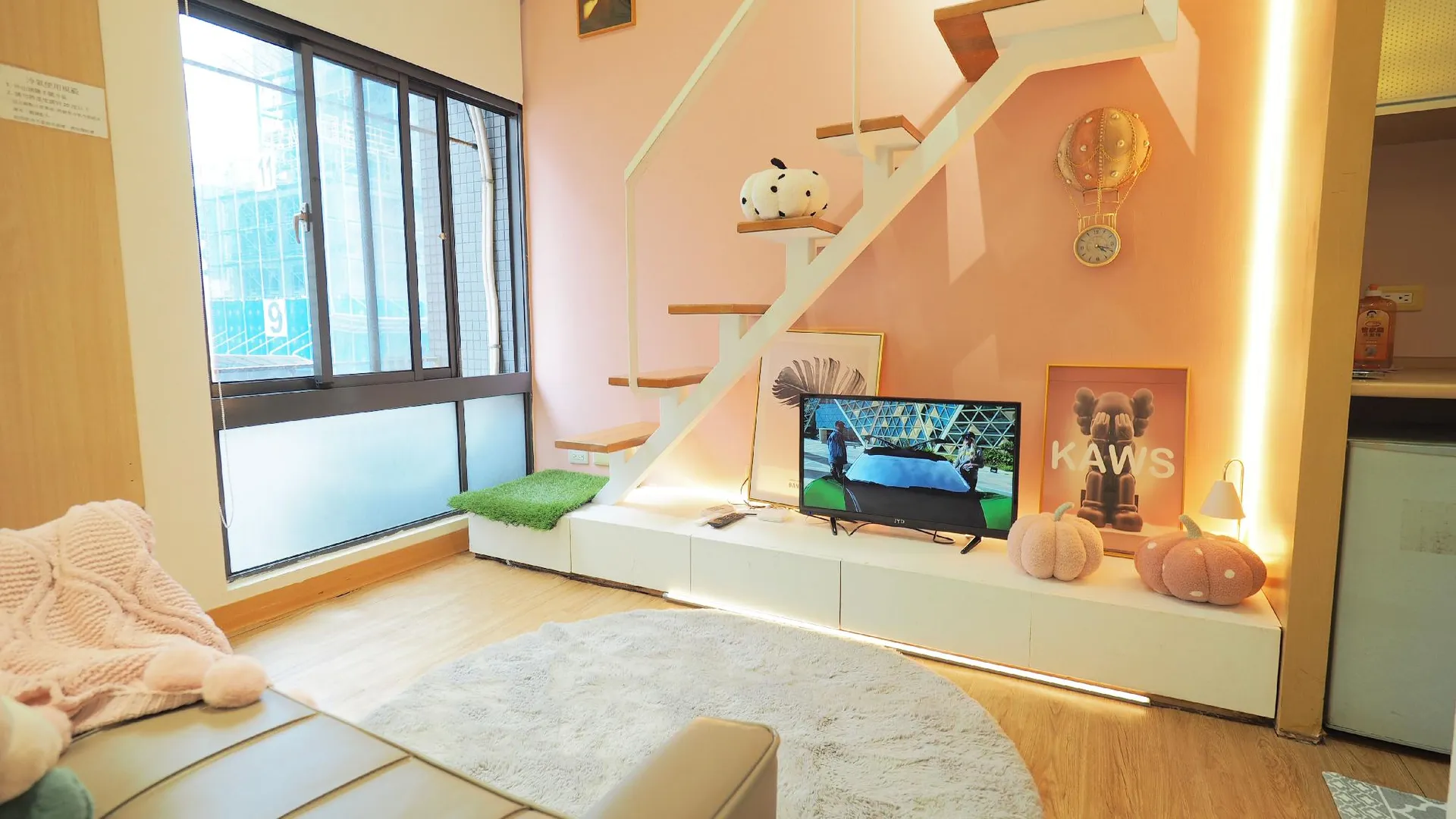 타이베이 시먼딩의 스튜디오 프라이빗 하우스 (30m², 프라이빗 욕실 1개) 2성급 싱글룸 스위트룸