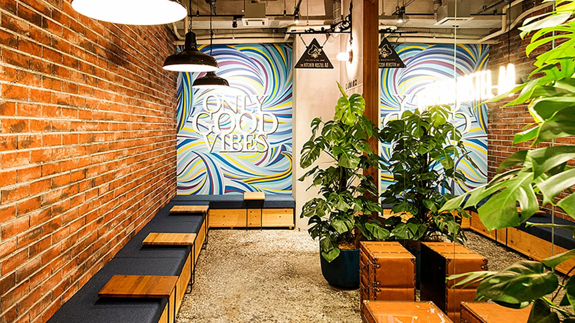 오키나와 본섬 더 키친 호스텔 AO 2성급 호텔 객실