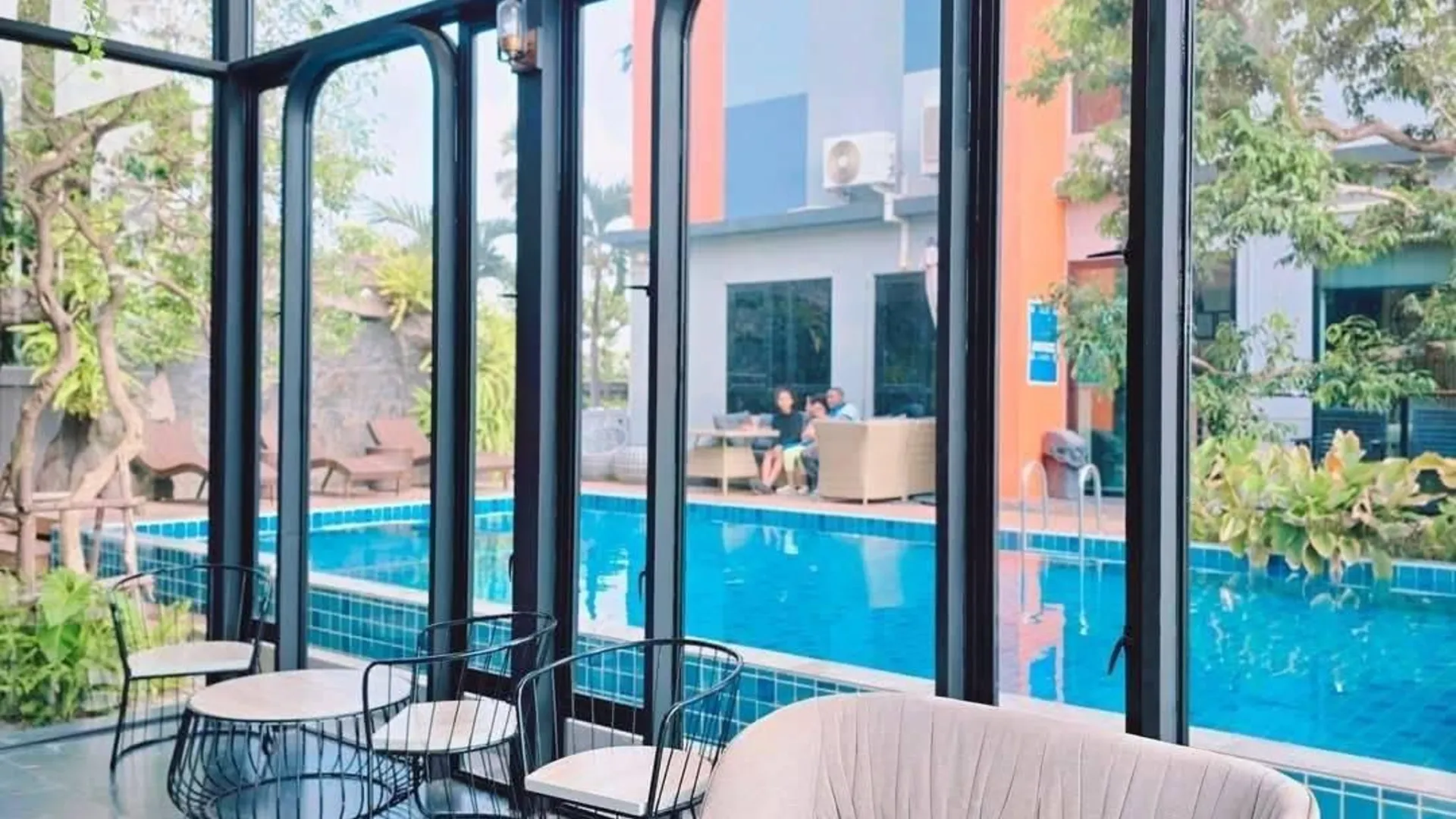 방콕 반방콕 97 호텔 4성급 호텔 레스토랑