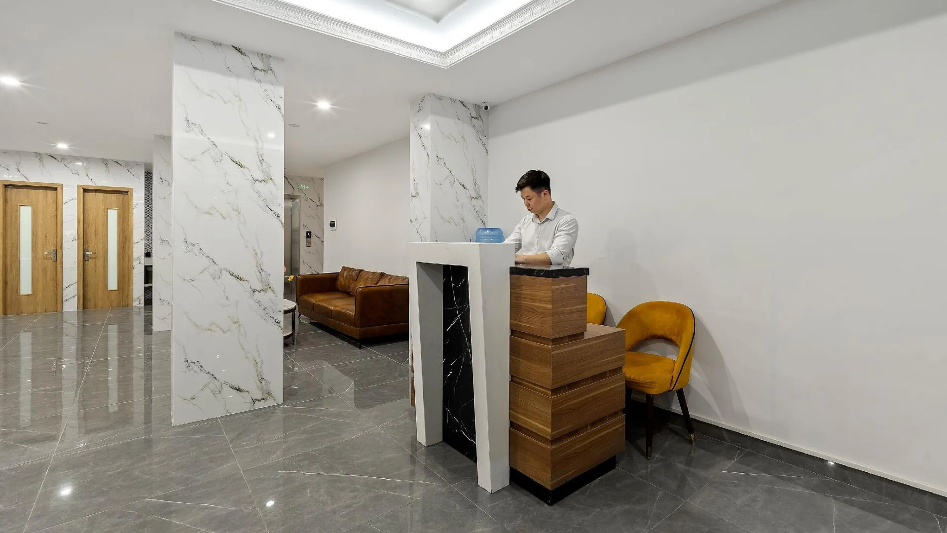 하노이 22하우징 레지던스 스위트 3성급 호텔 레스토랑