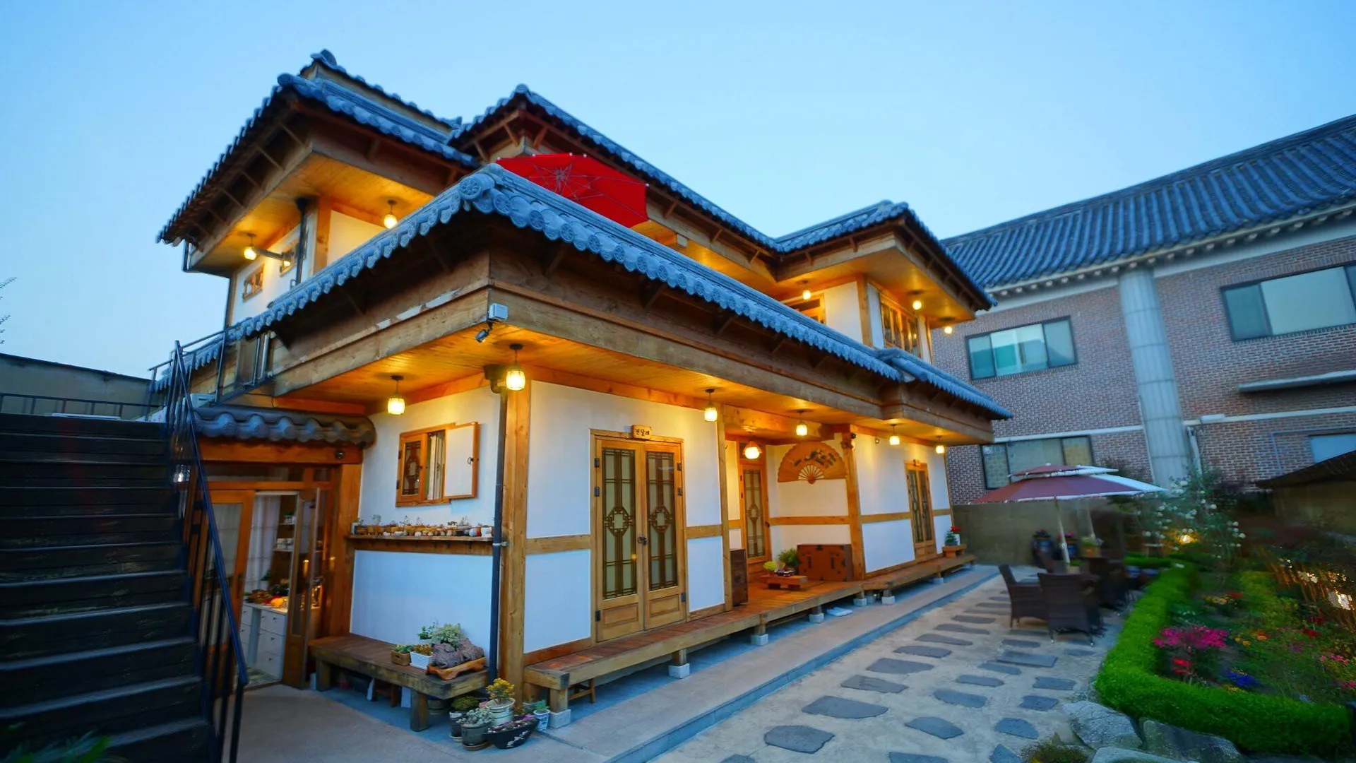 전주 전주 한옥마을 돼지꿈 한옥 펜션 1성급 게스트하우스 수영장