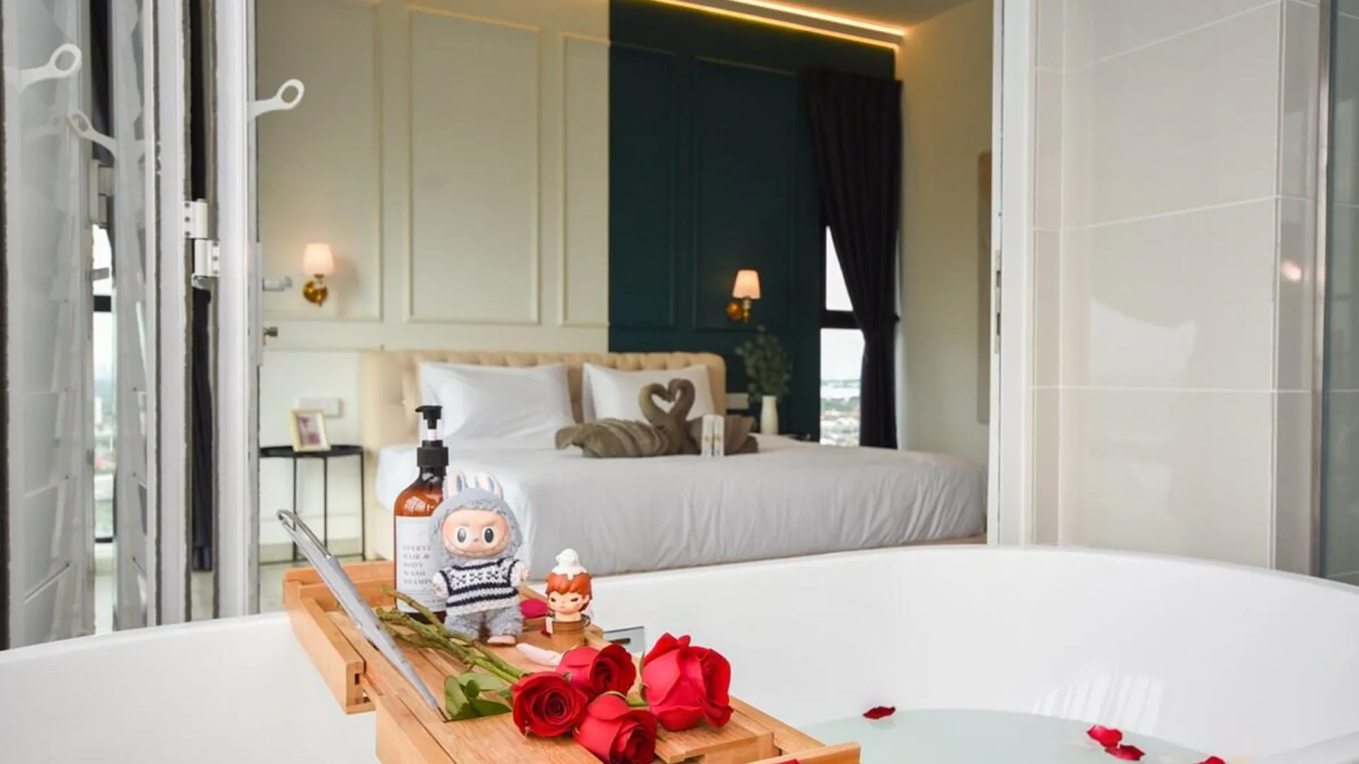 조호바루 / 조호르바루 수투랑바루의 아파트먼트 (130m², 침실 3개, 프라이빗 욕실 2개) 4성급 싱글룸 전망