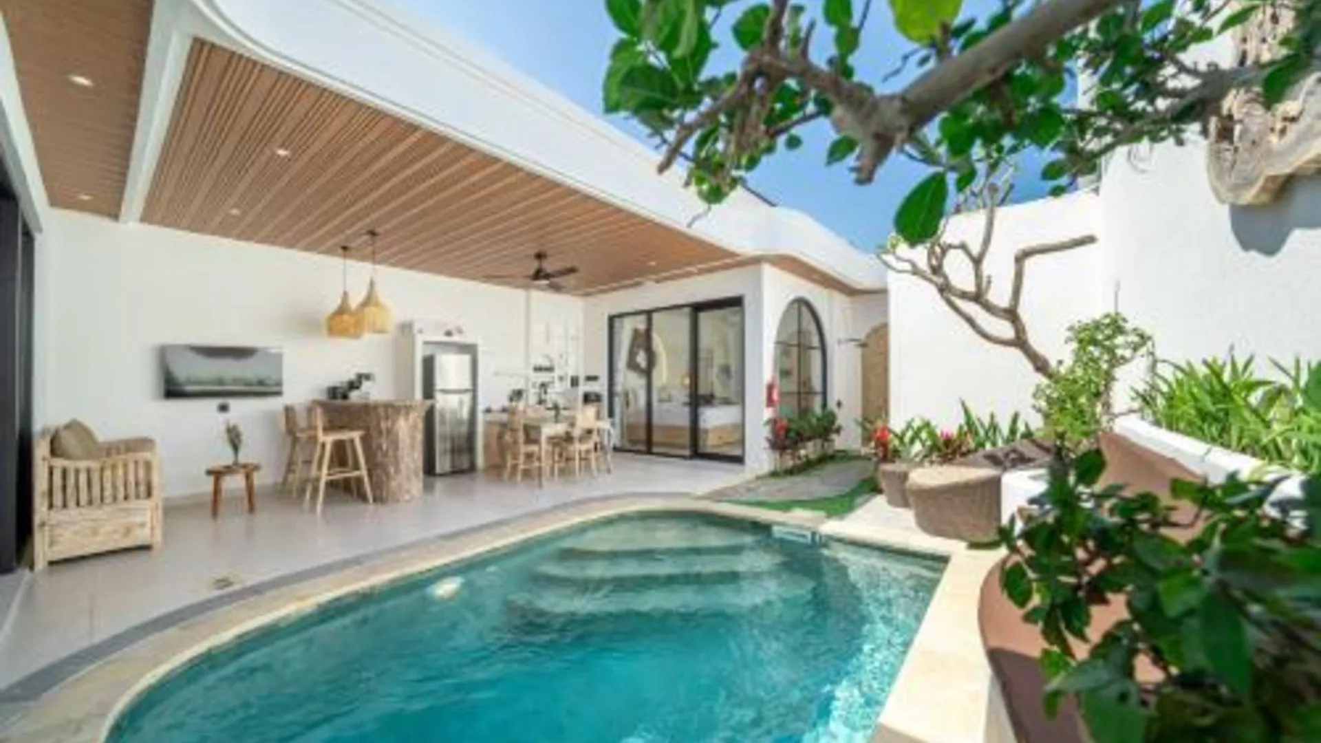 발리 New 2BR Villa Private Pool in Uluwatu - V1 4성급 싱글룸 객실