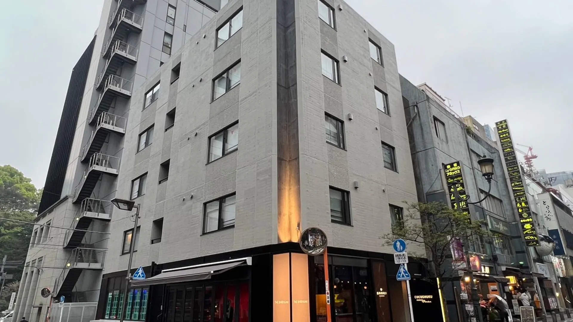 도쿄 / 동경 코코슈쿠 아카사카 프리미엄 3성급 게스트하우스 레스토랑