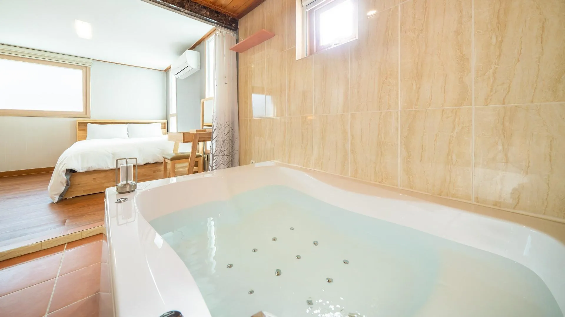 가평 가평 아롬스파펜션 3성급 게스트하우스 레스토랑