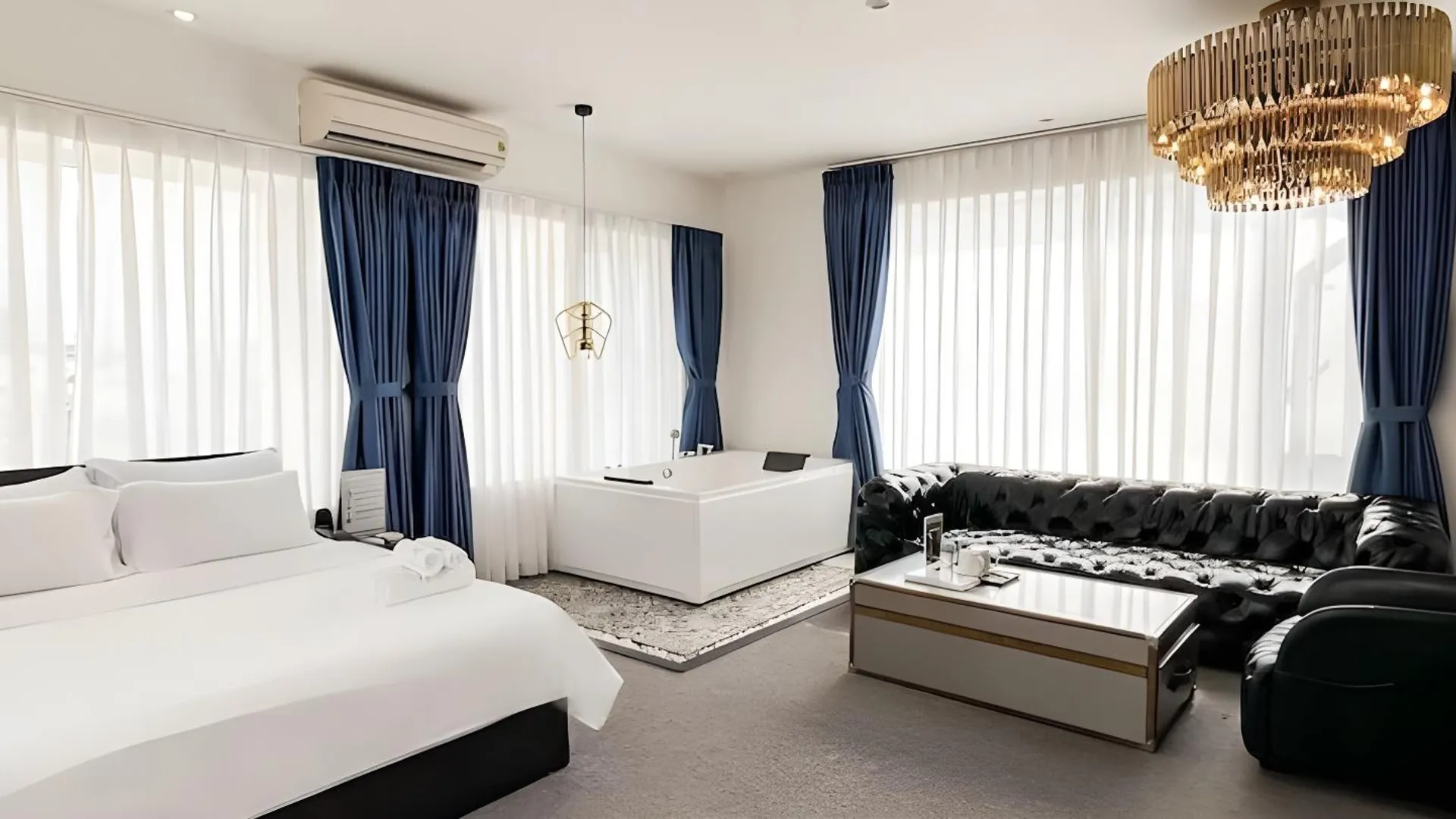 호치민 A 인 호텔 리버사이드 호텔 스위트룸