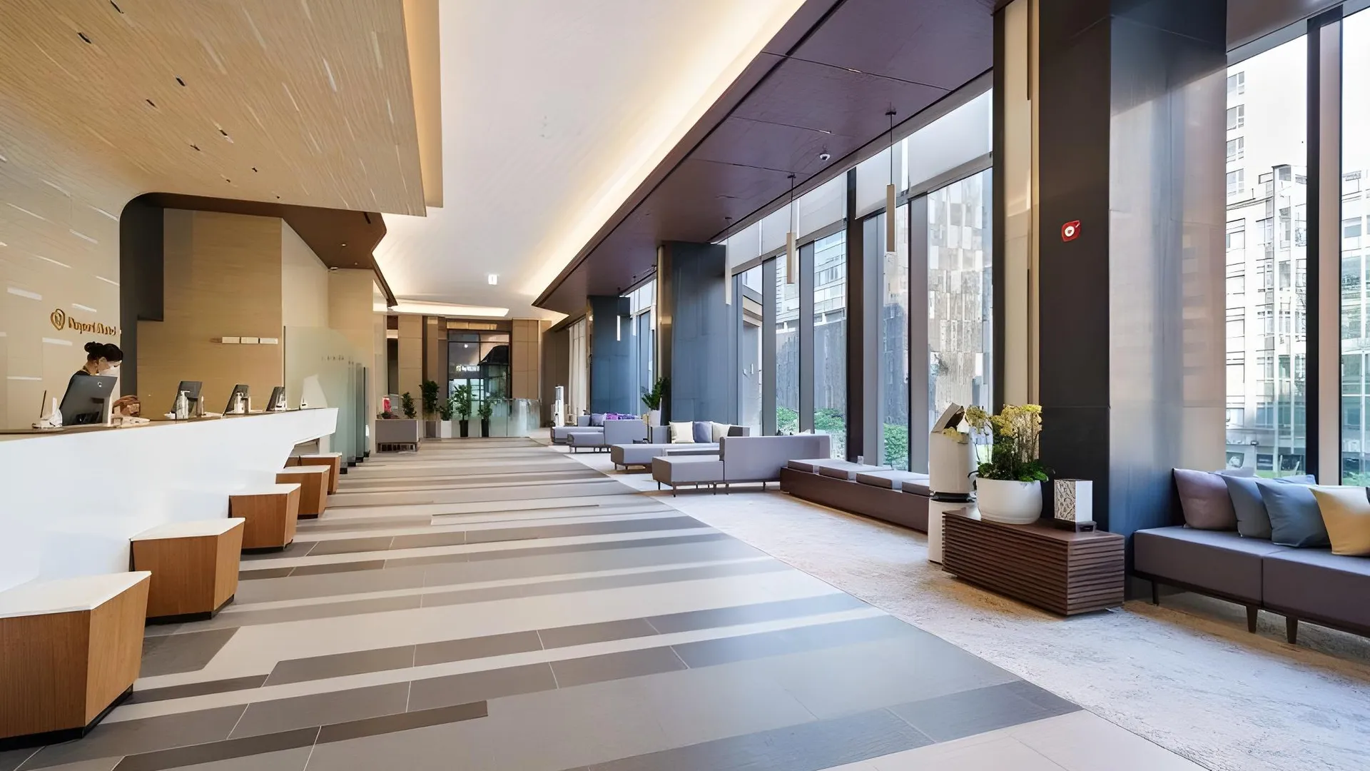 서울 로이넷 호텔 서울 마포 4성급 호텔 로비