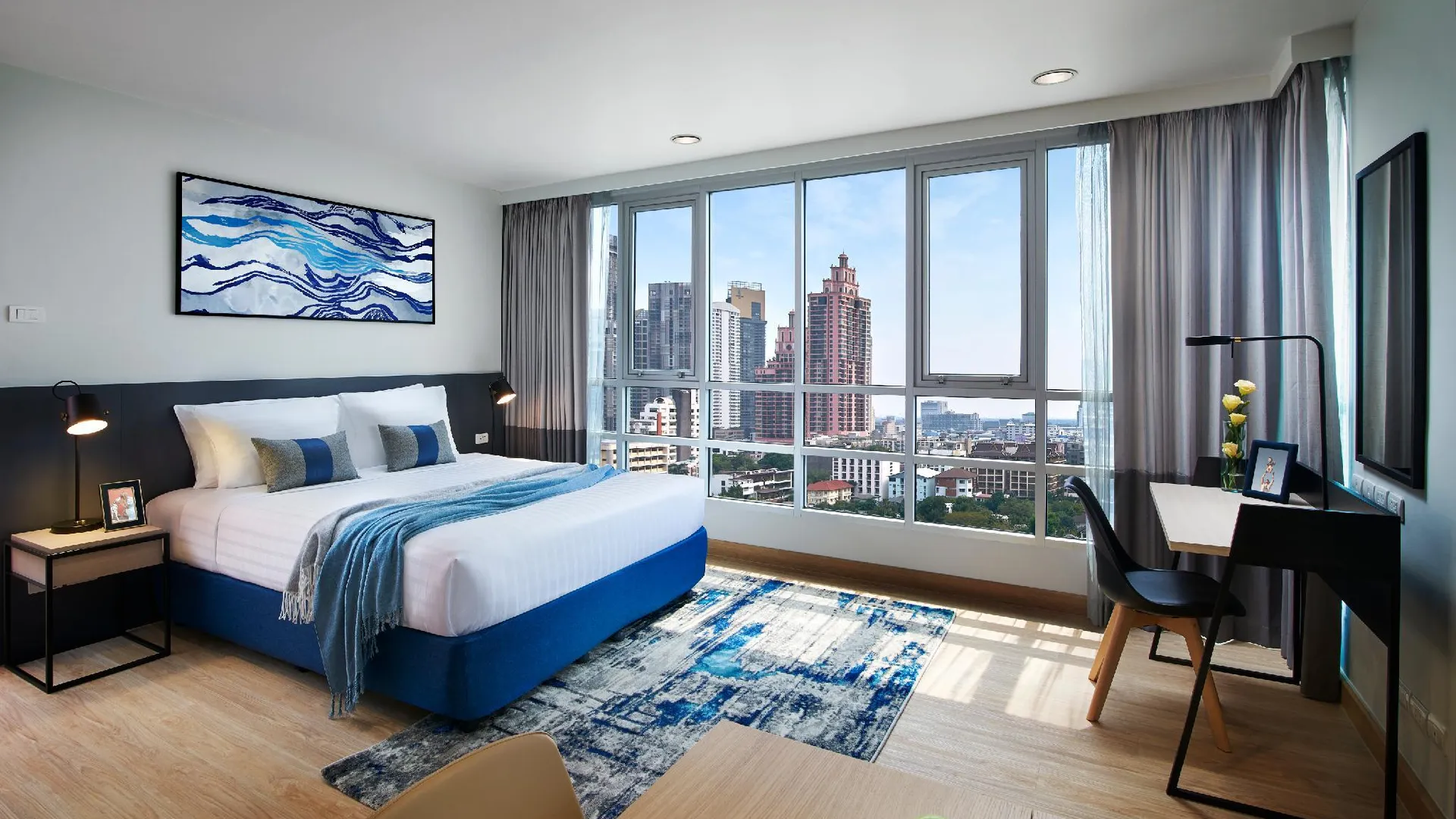 방콕 샤마 레이크뷰 아속 방콕 4성급 호텔 스위트룸