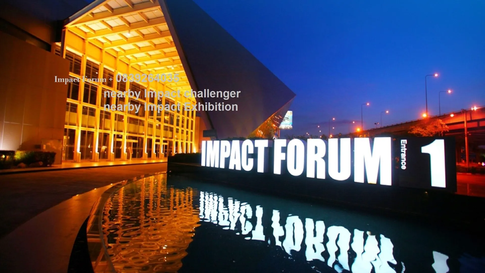 방콕 돈므앙-챌린저 앳 임팩트 무앙통타니 콘도미니엄 2성급 호텔 외관