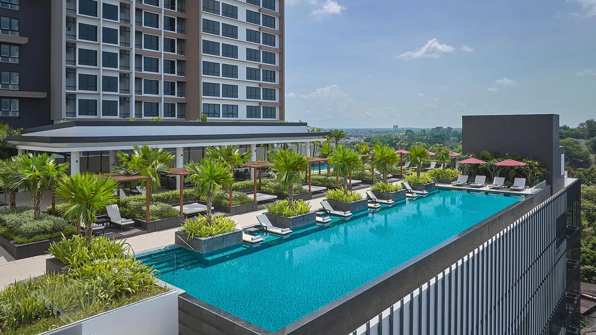 말라카 Courtyard by Marriott Melaka 5성급 호텔 외관