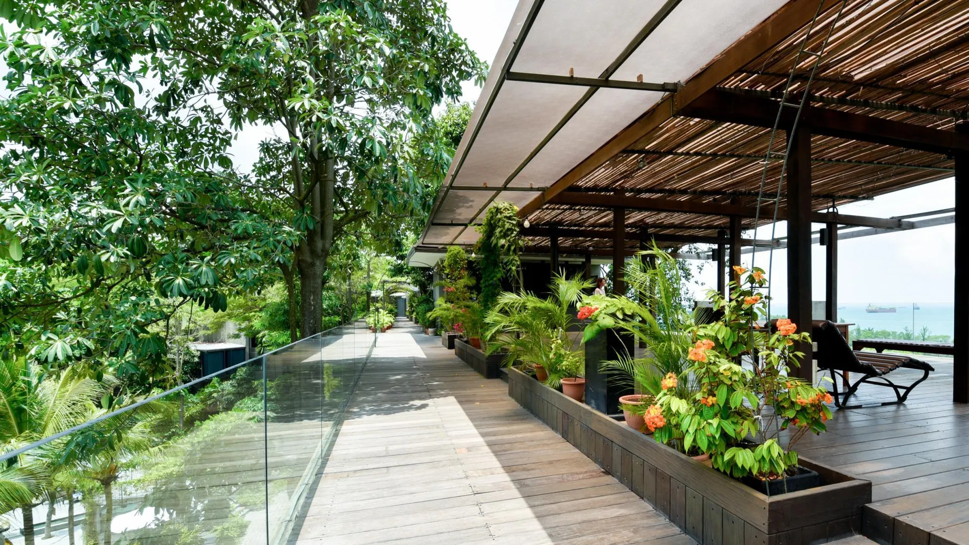 싱가포르 실로소 비치 리조트 센토사 4성급 호텔 레스토랑