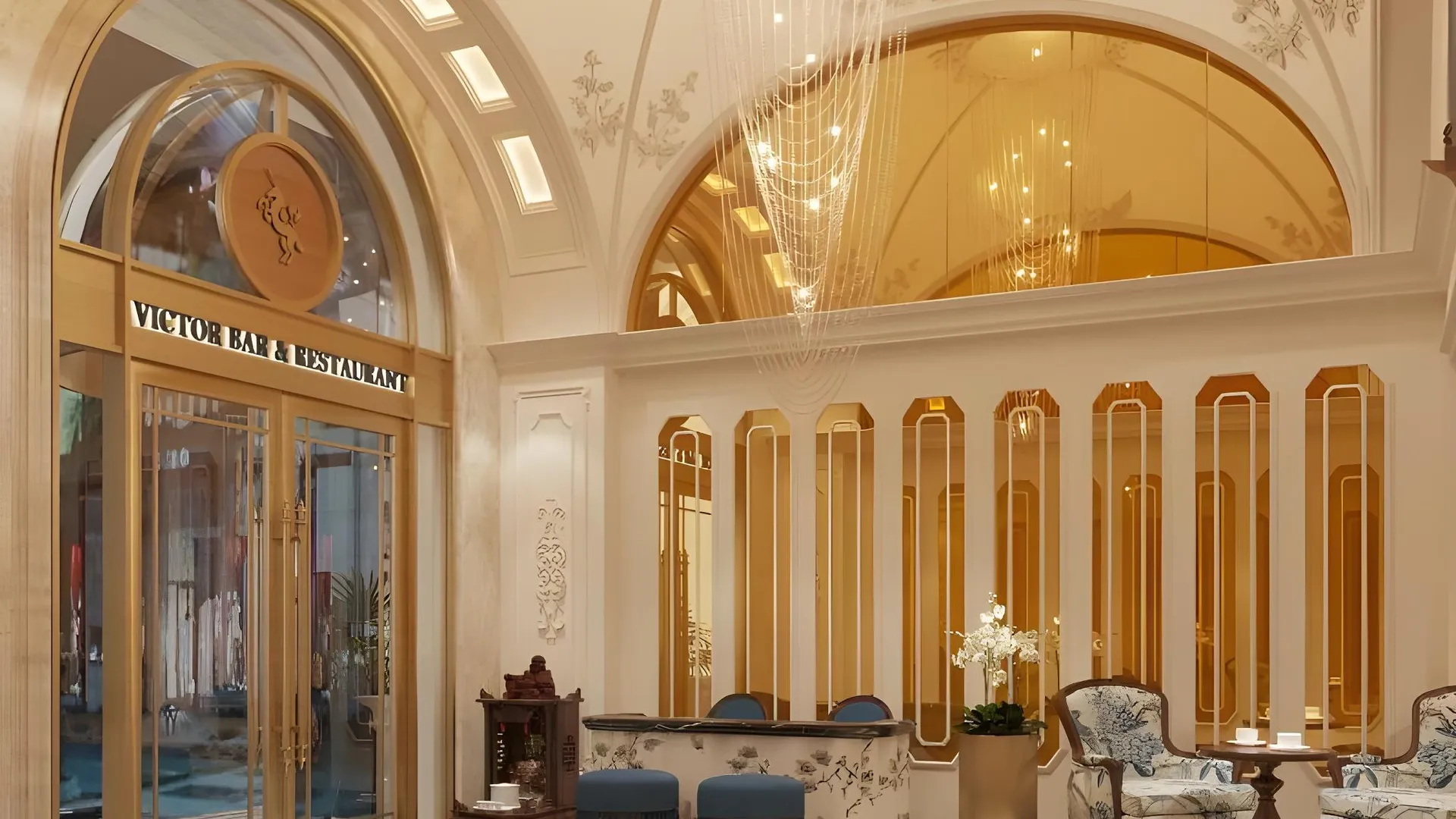 하노이 Le Petit Prince Lakeside hotel & rooftop bar 5성급 호텔 레스토랑