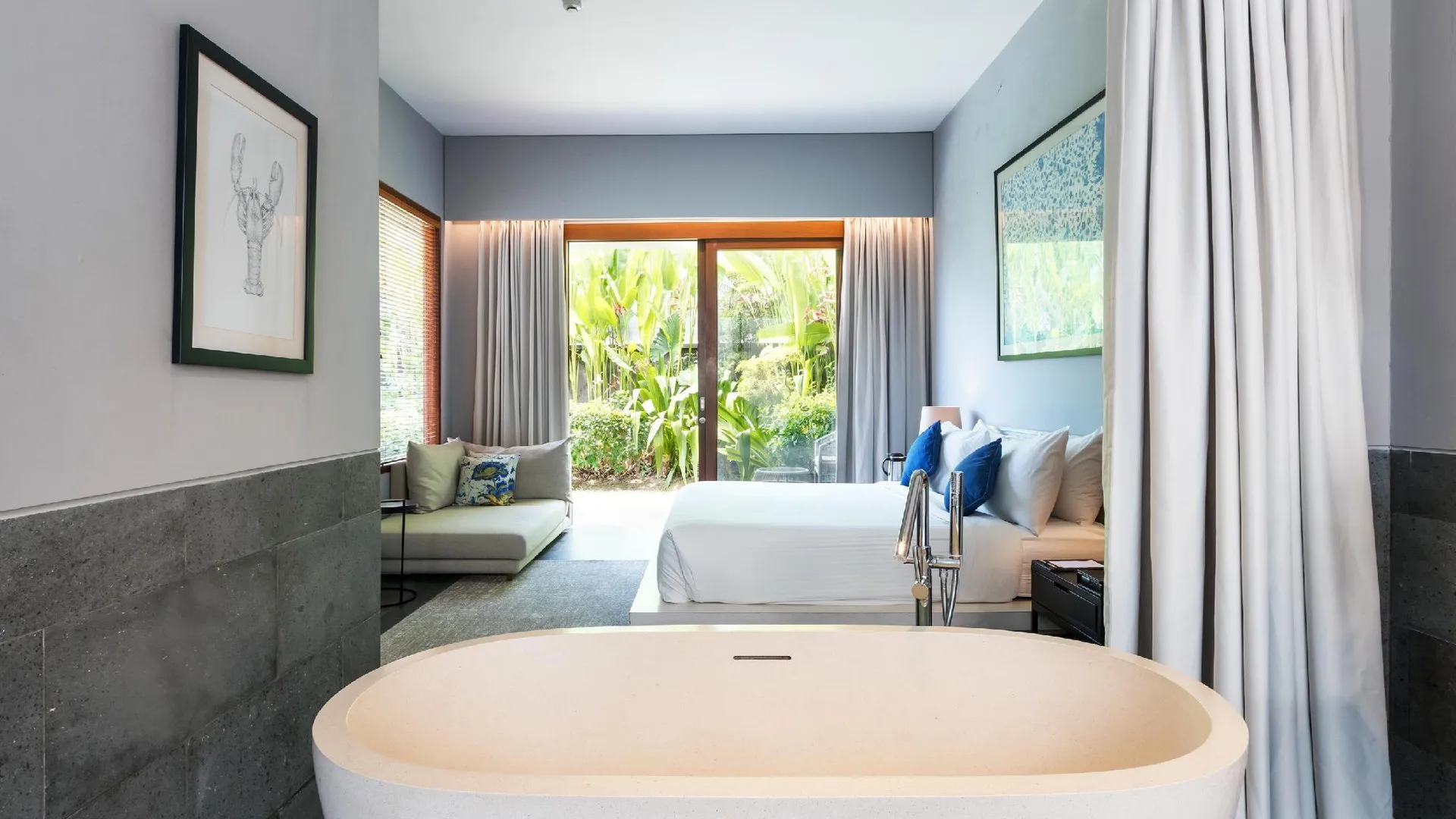 발리 아마린 스미냑 5성급 호텔 레스토랑