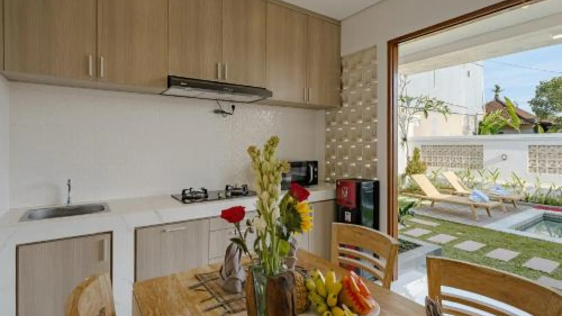 발리 Luxury Nanda villa Ubud 4성급 호텔 레스토랑