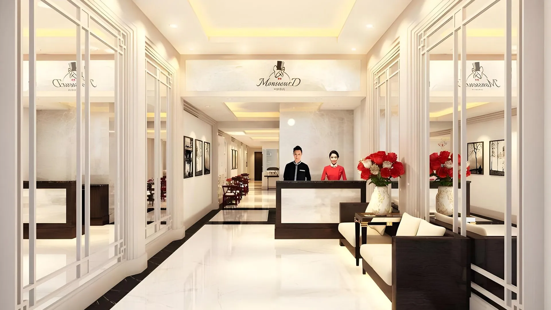 하노이 앙키라 탐탐 호텔 센터 올드 쿼터 - 호안끼엠 호수 근처 3성급 호텔 로비