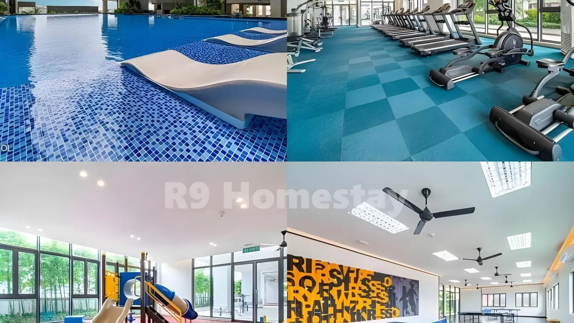 조호바루 / 조호르바루 조호바루의 프라이빗 하우스 (100m², 침실 2개, 프라이빗 욕실 2개) 3성급 싱글룸 수영장