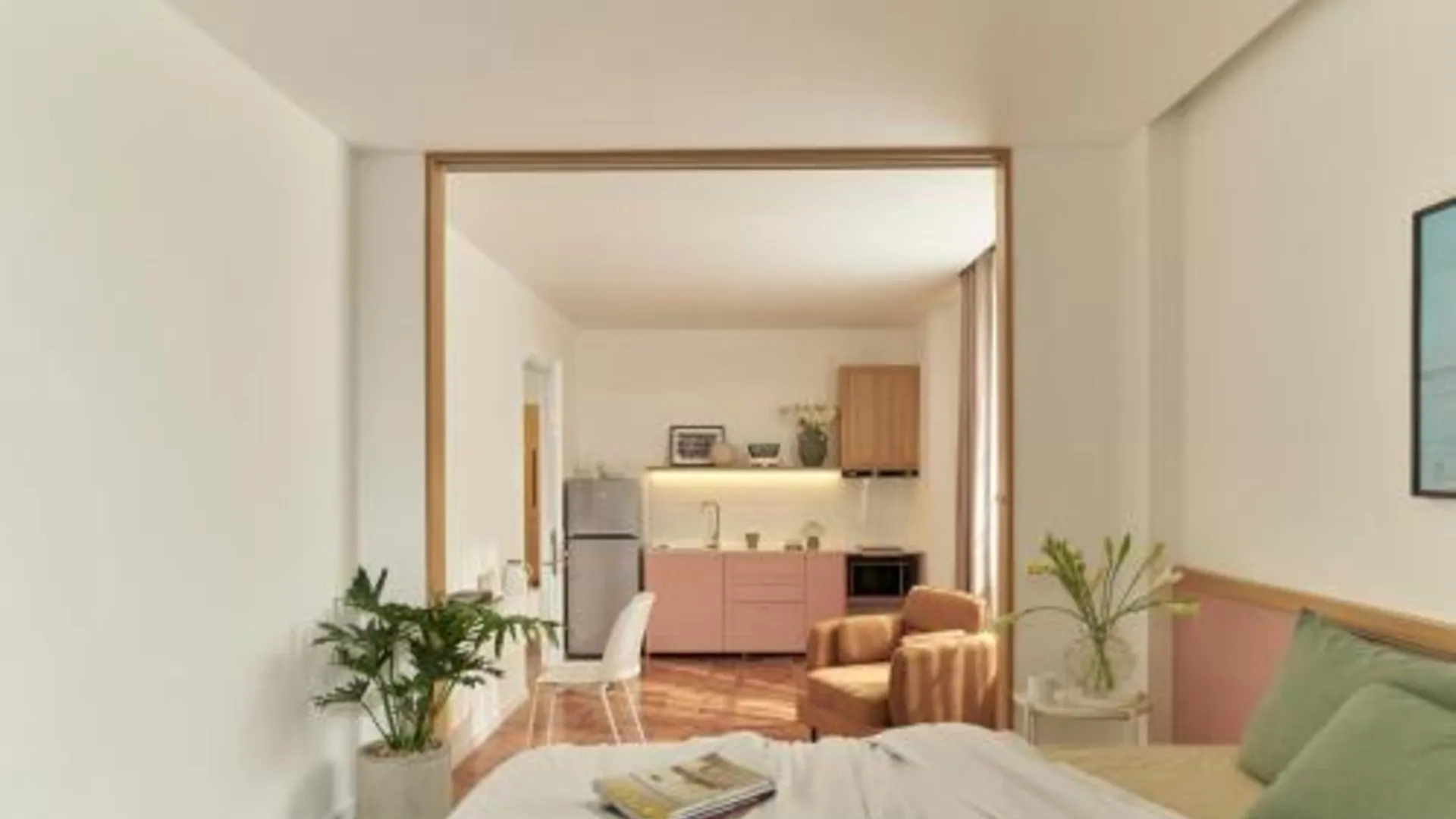 호치민 M 빌리지 리빙 까오 탕 3성급 호텔 스위트룸