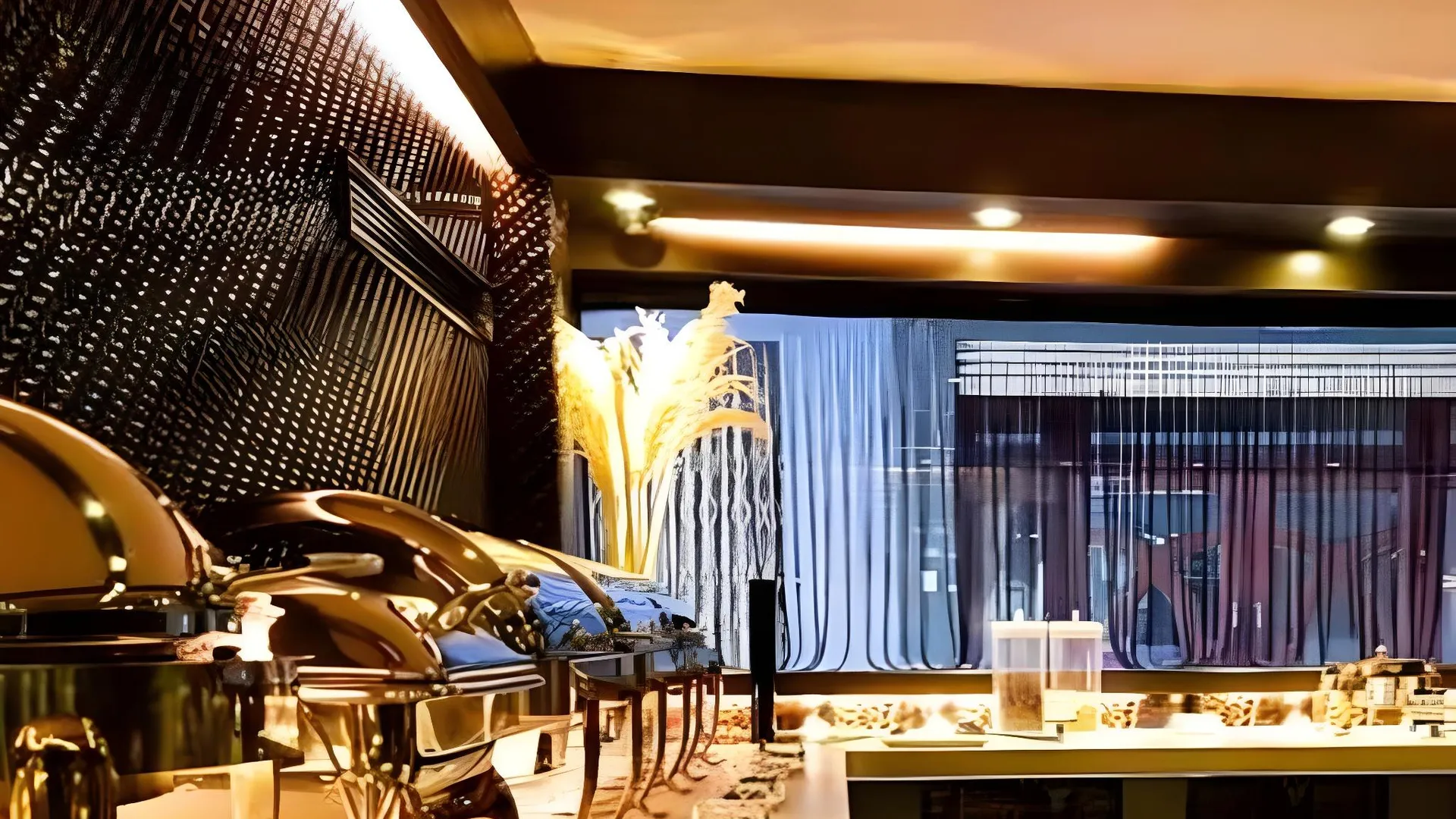 호치민 더 화이트 호텔 8A 타이 반 룽 3성급 호텔 레스토랑