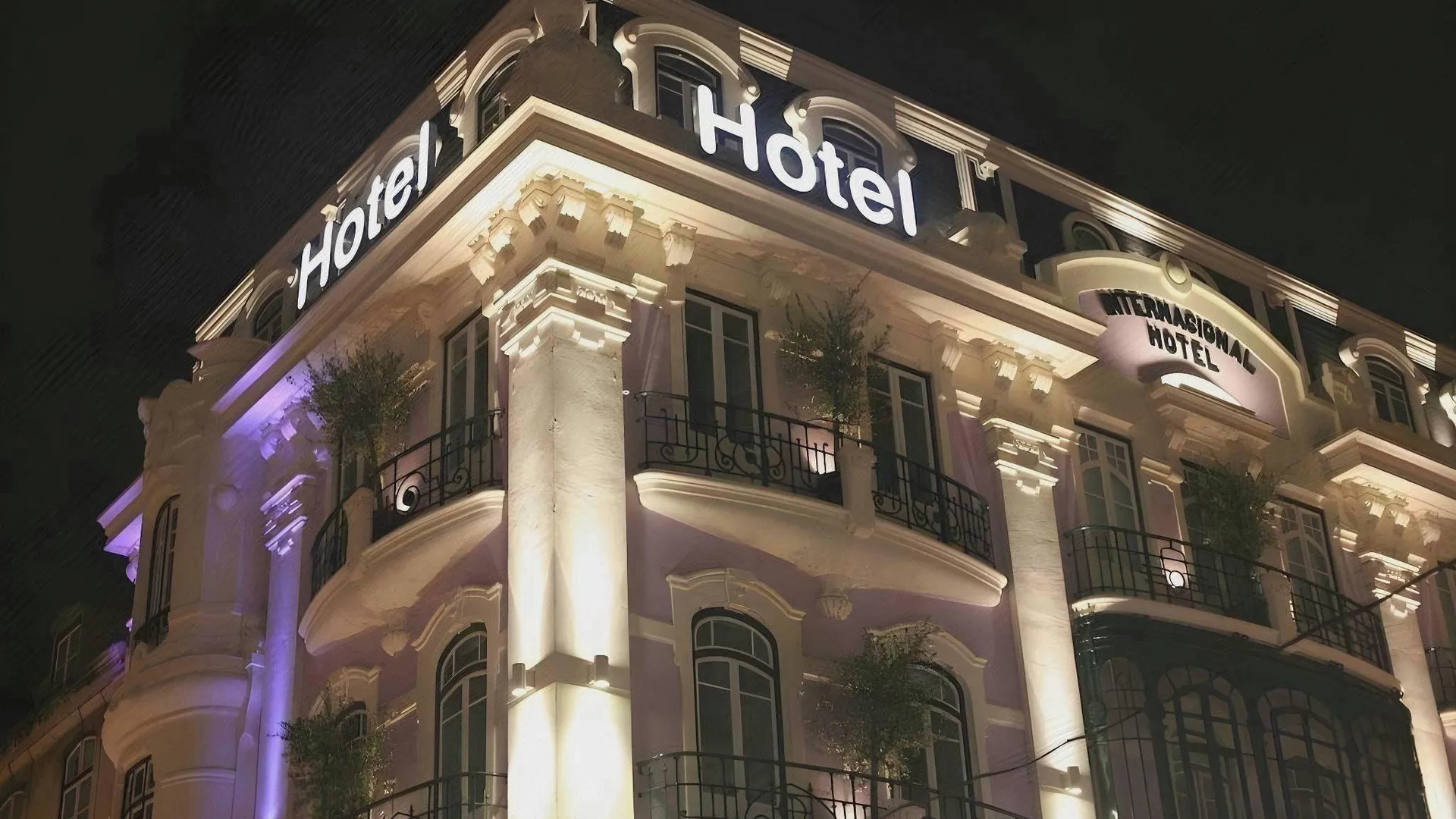 리스본 인터나시오날 디자인 호텔 4성급 호텔 수영장