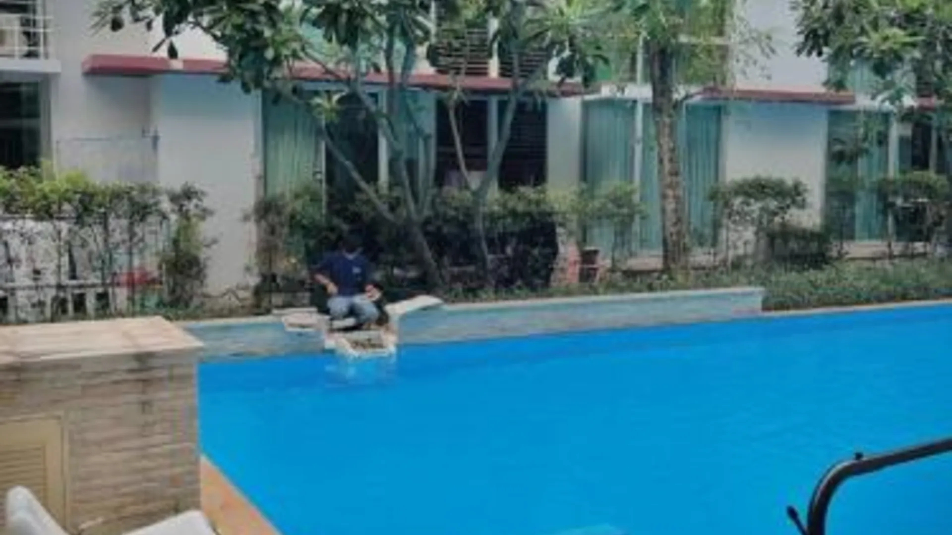 방콕 Condo with Pool View & Great Amenities Bangkok 3성급 싱글룸 레스토랑