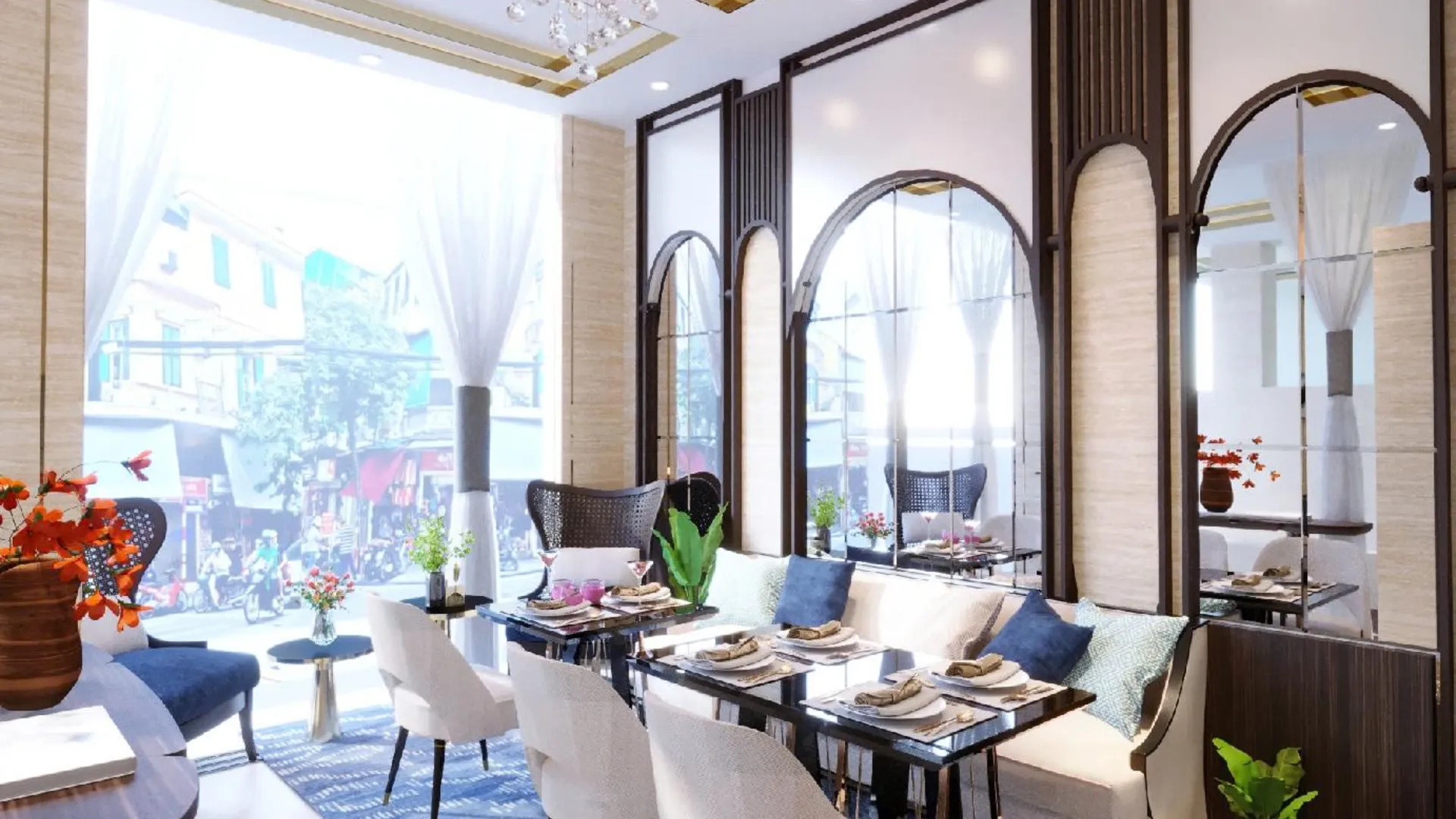 하노이 스카이 참 하노이 호텔 앤 스파 4성급 호텔 로비