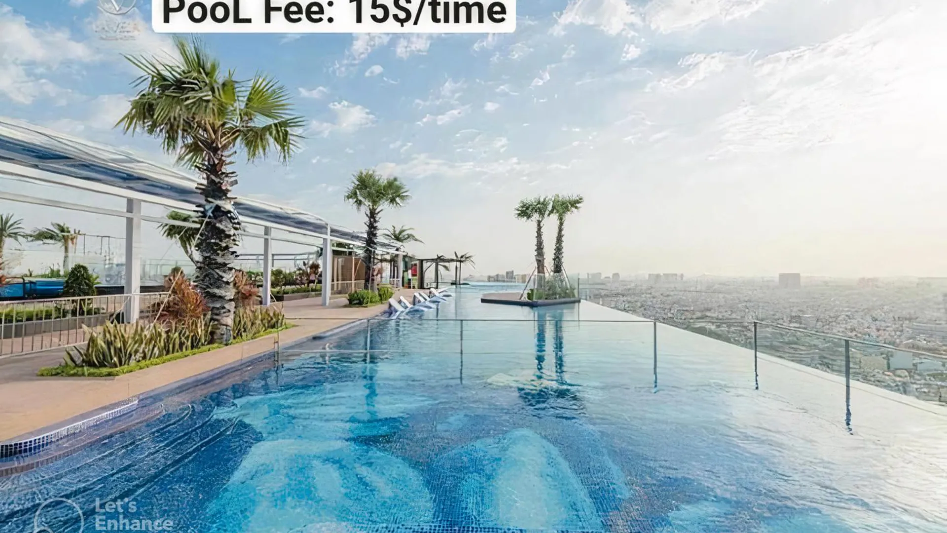 호치민 3군의 아파트먼트 (90m², 침실 2개, 프라이빗 욕실 1개) 4성급 싱글룸 로비