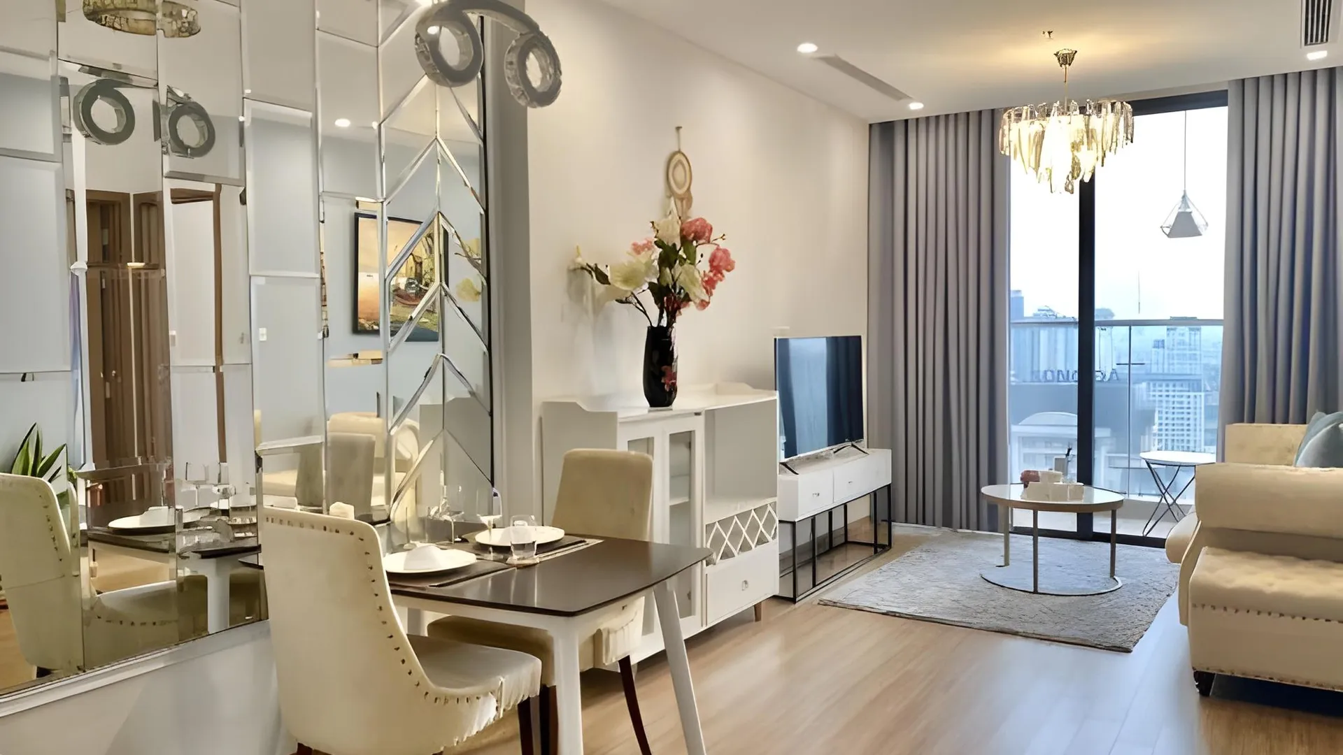 하노이 빈홈스 스카이레이크 하노이 - 젬 아파트먼트 5성급 게스트하우스 외관