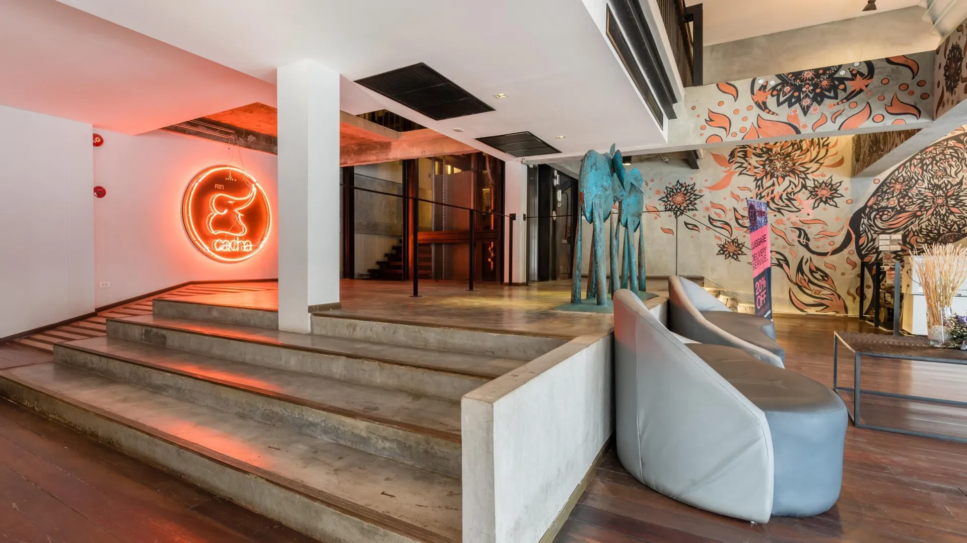 방콕 카차 호텔 3성급 호텔 로비