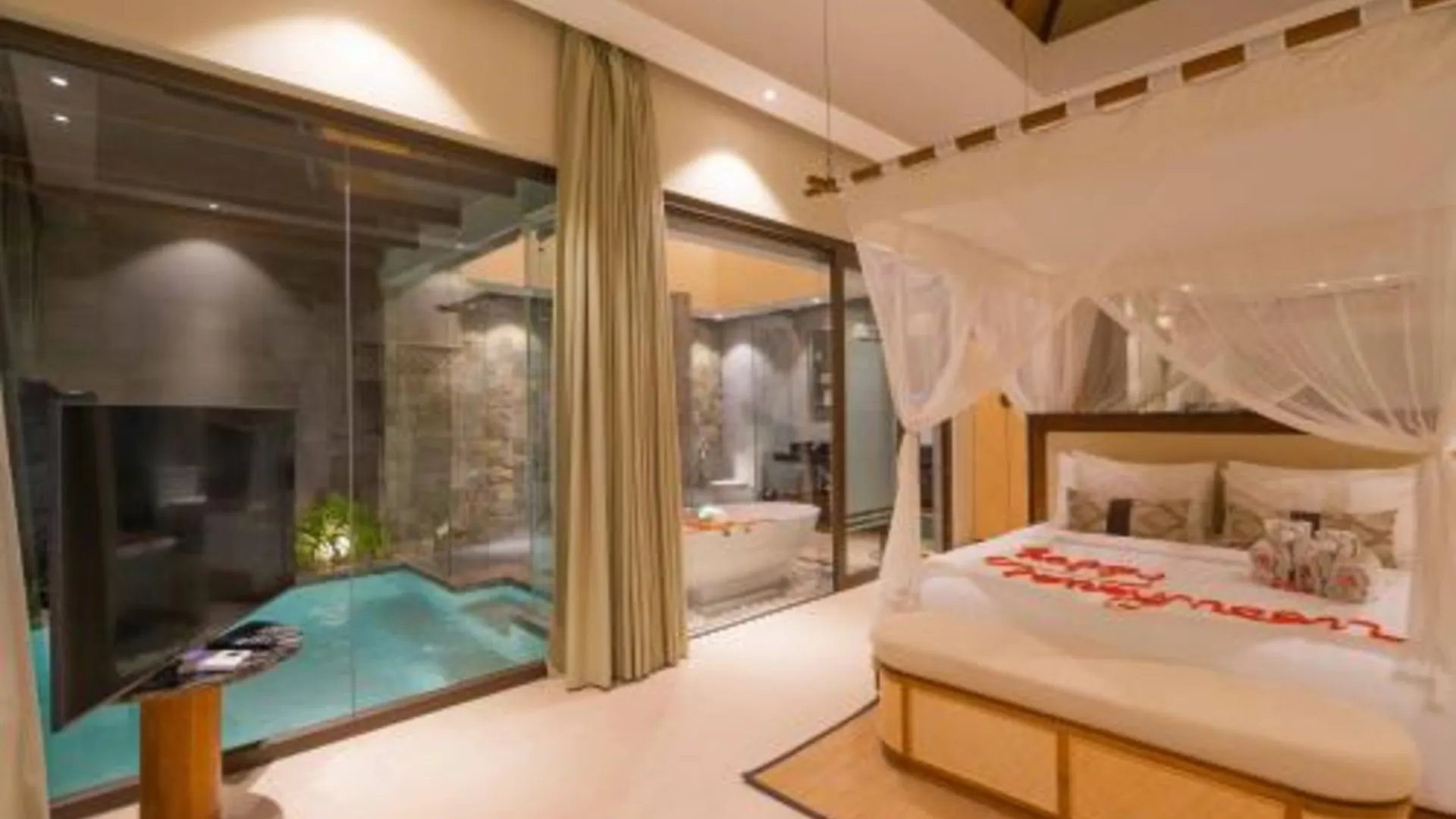 발리 랄라사 빌라 4성급 호텔 전망