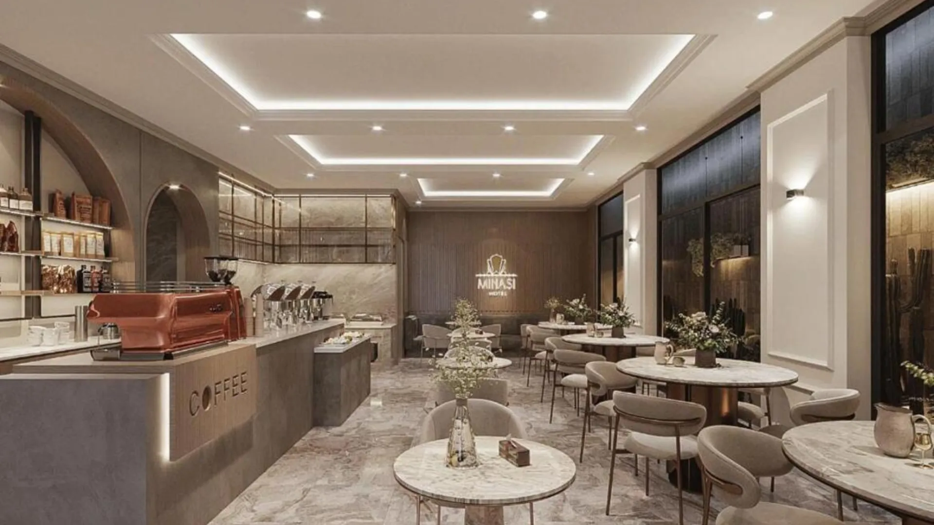 하노이 미나시 그랜드 호텔 4성급 호텔 외관