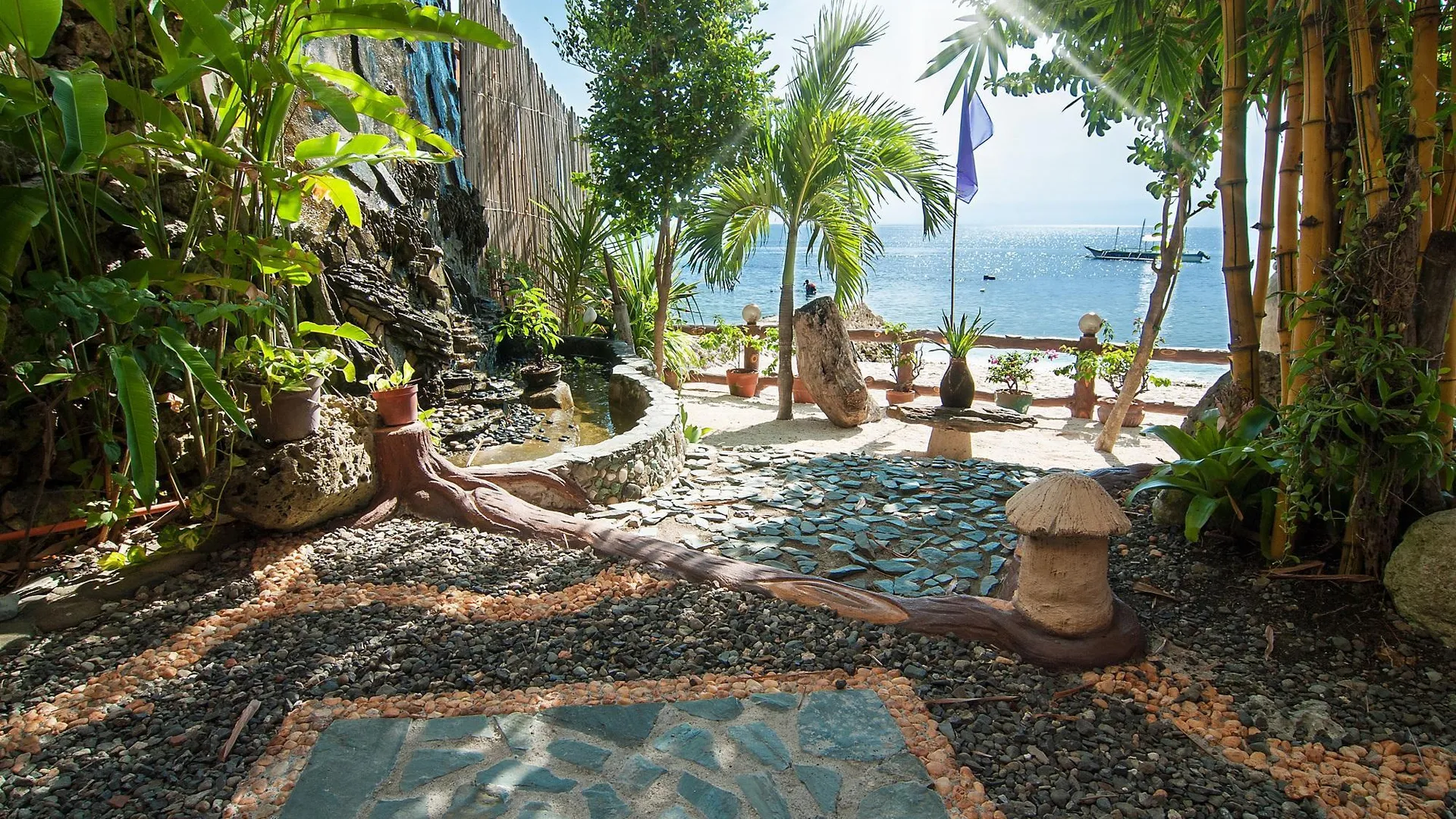 세부 수미시드 로지 1성급 호텔 전망