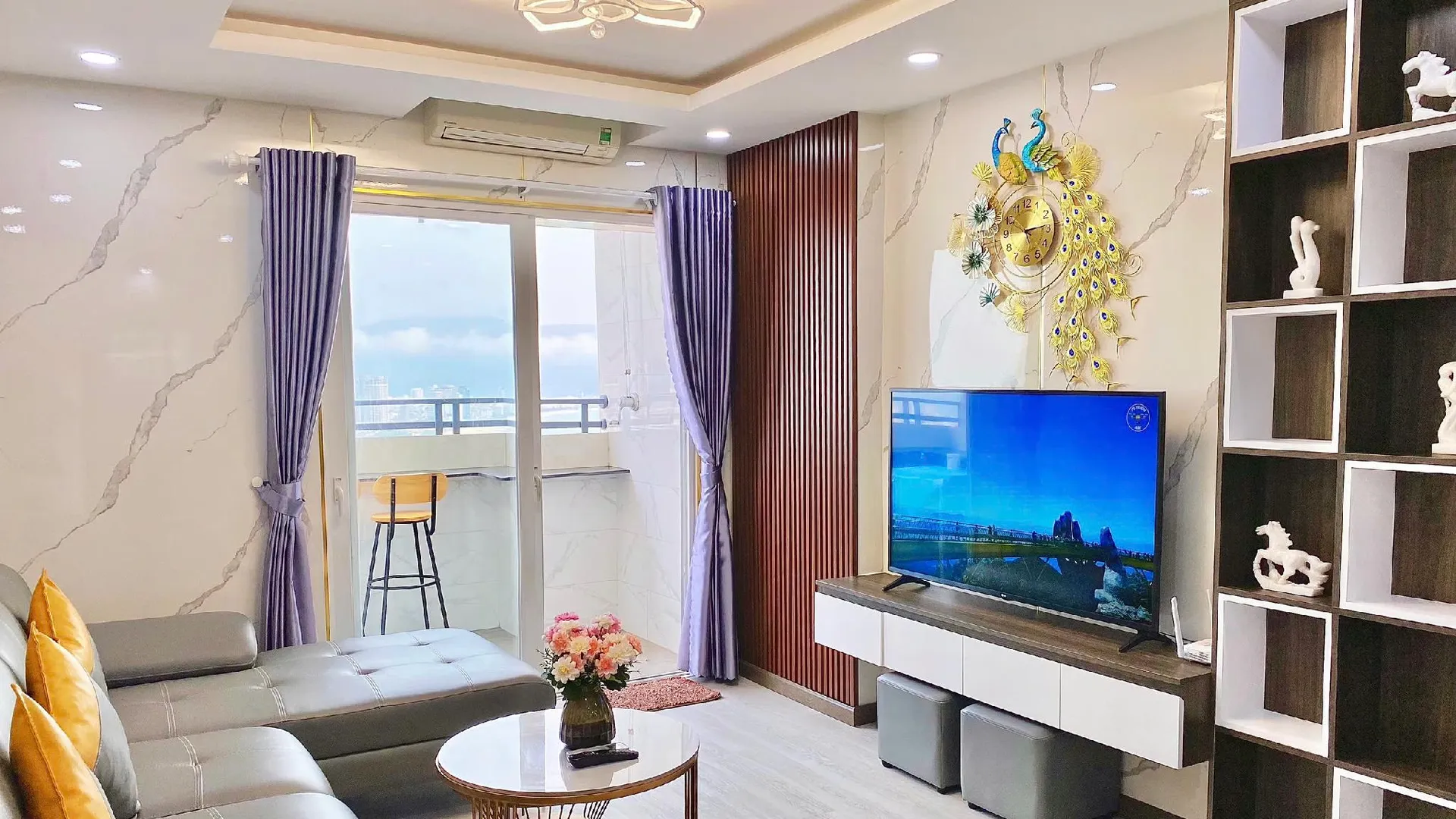 다낭 푸옥미의 아파트먼트 (65m², 침실 2개, 프라이빗 욕실 2개) 4성급 게스트하우스 스위트룸