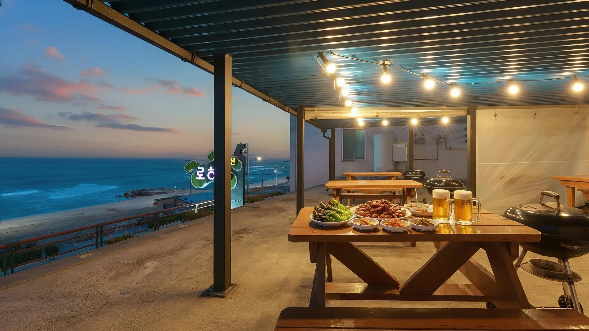 강릉 강릉 경포대 로하스 오션뷰 가족 펜션 3성급 게스트하우스 로비