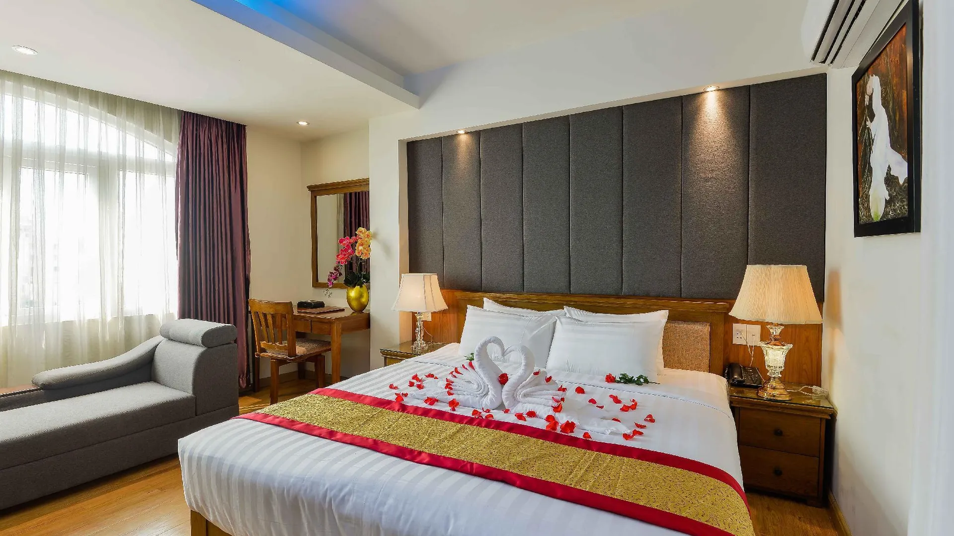 호치민 사이공 시티 호텔 A 3성급 호텔 객실