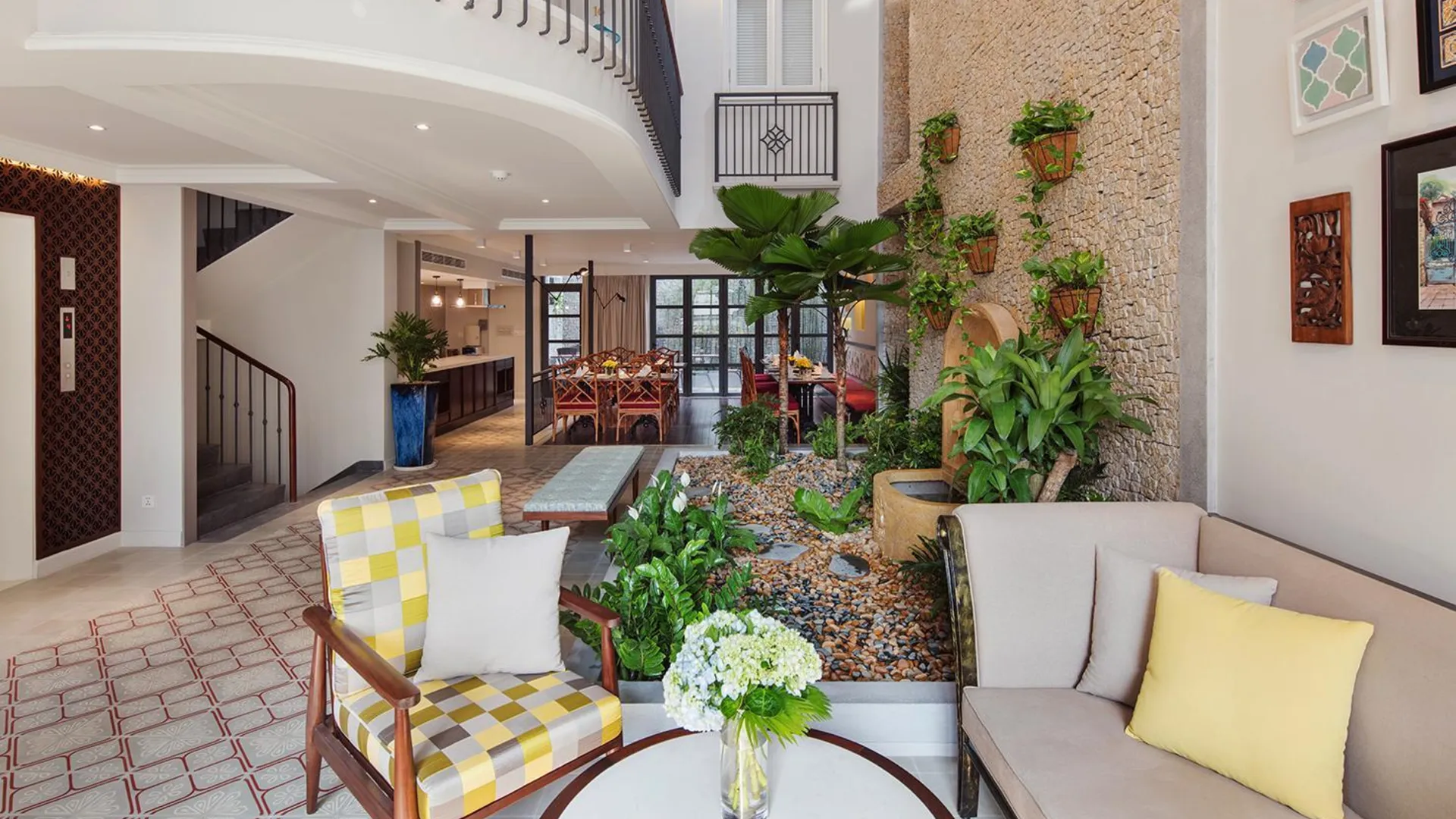 호치민 메종 드 카밀 부티크 호텔 4성급 호텔 전망