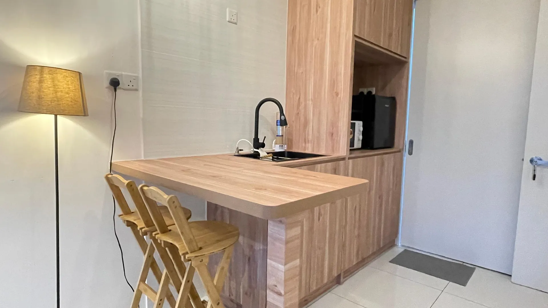 조호바루 / 조호르바루 스쿠다이의 스튜디오 아파트먼트 (m², 프라이빗 욕실 1개) 3성급 싱글룸 객실