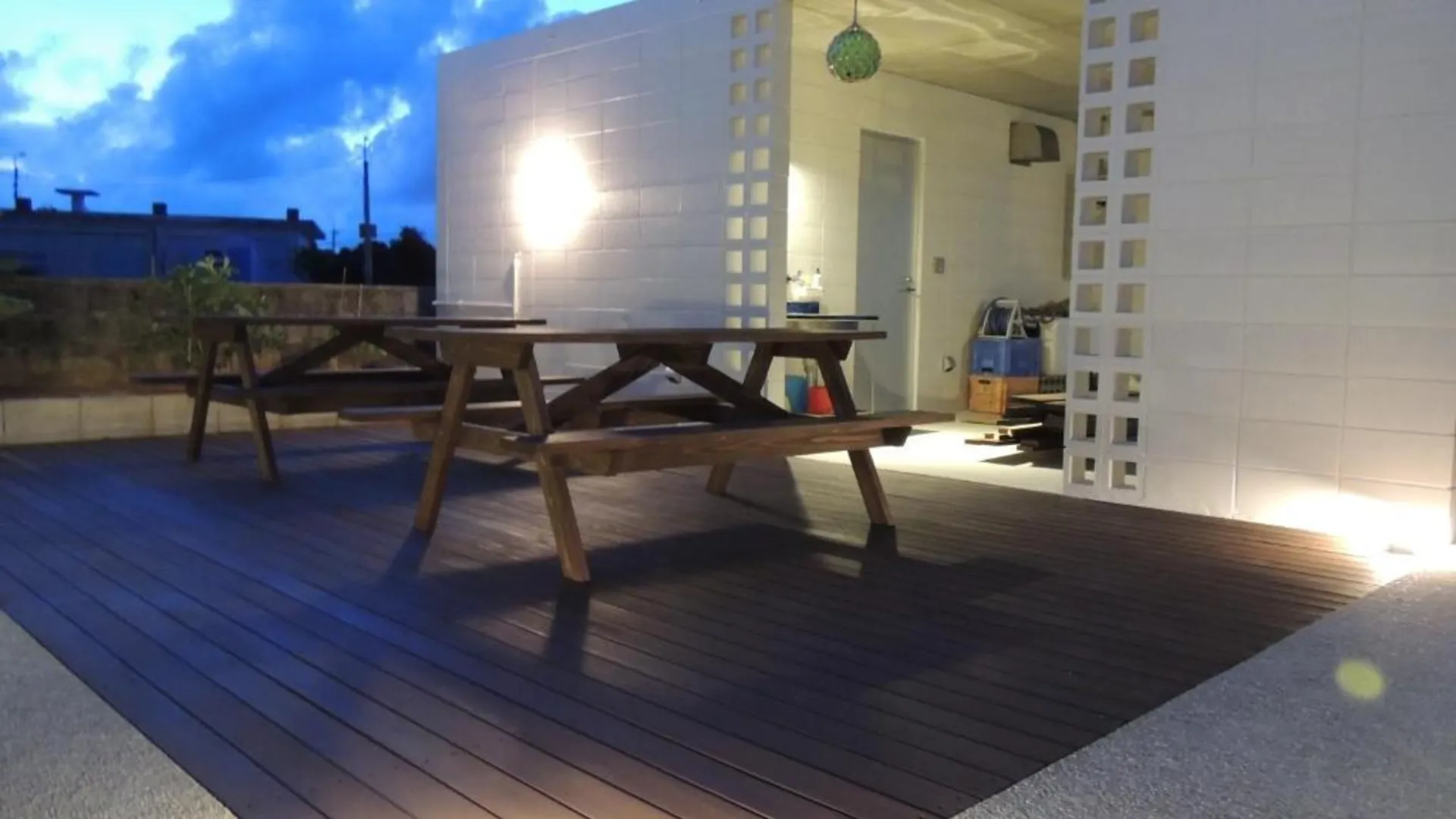 오키나와 본섬 우미노야도 우미카제 2성급 호텔 외관