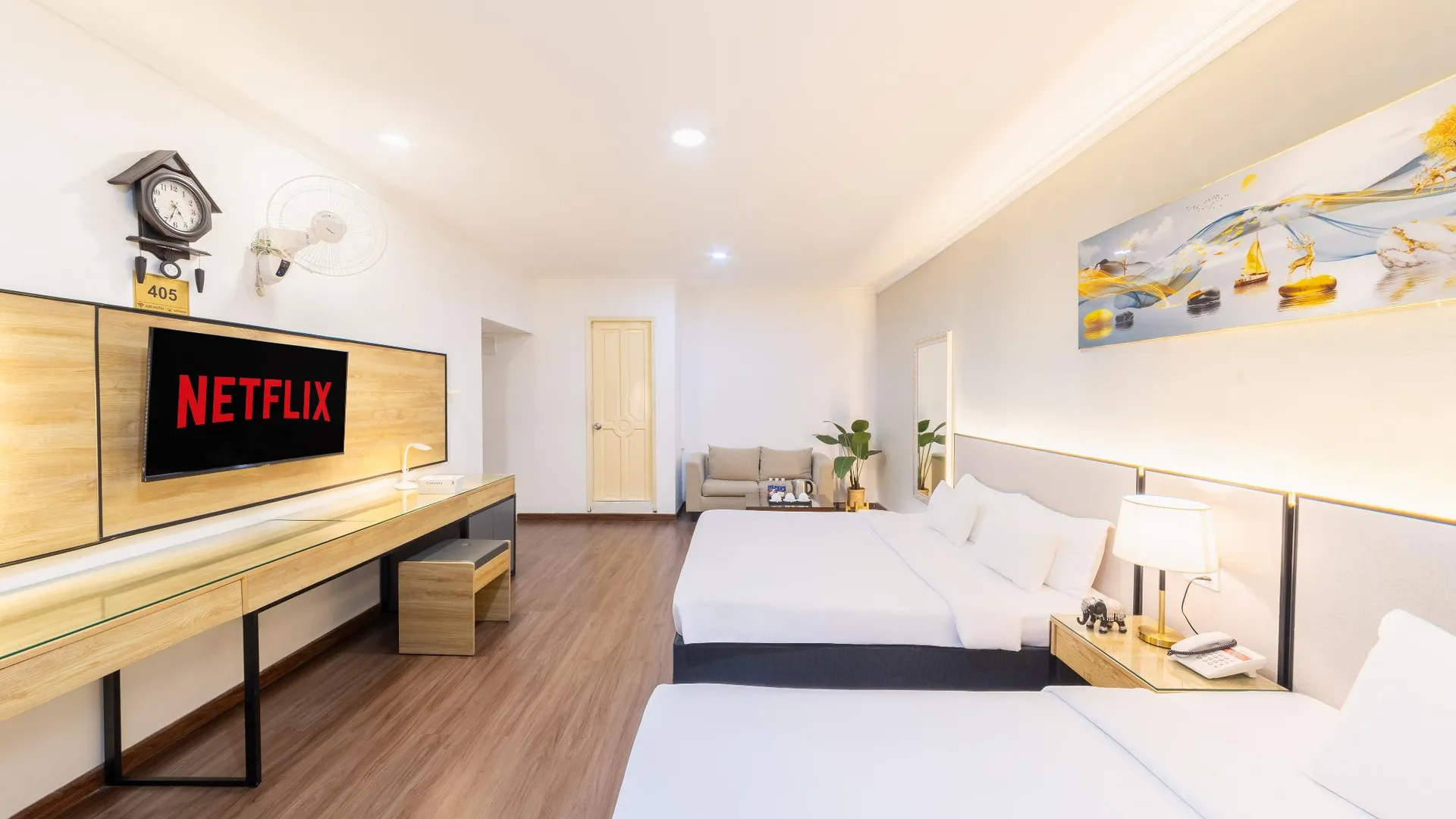 호치민 A25 호텔 - 35 막 티 부오이 2성급 호텔 스위트룸