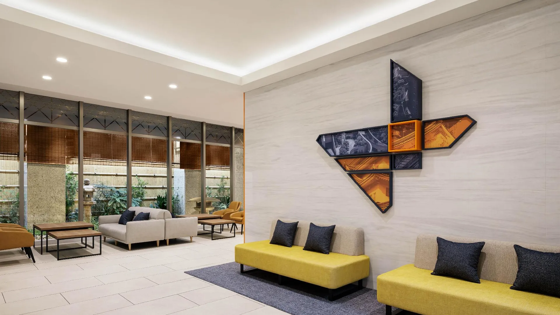 오사카 포 포인츠 익스프레스 바이 쉐라톤 오사카 신사이바시 3성급 호텔 로비