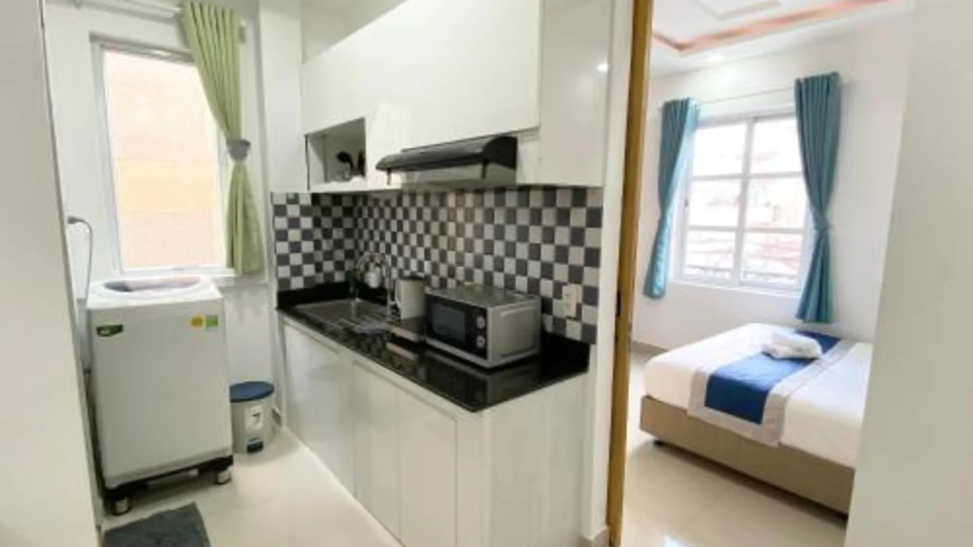 호치민 홈 어웨이 서비스 아파트먼트 4성급 호텔 로비